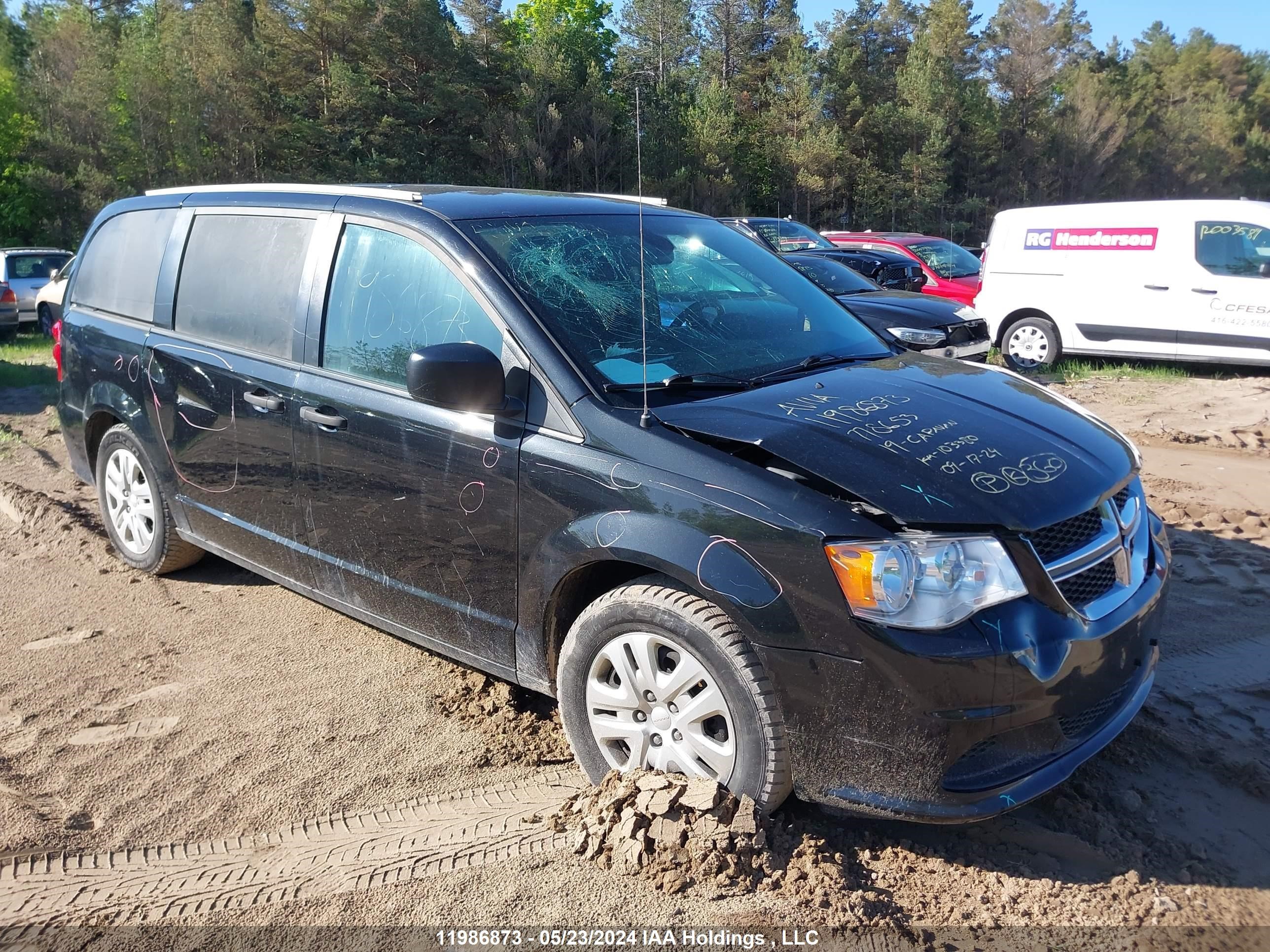 dodge caravan 2019 2c4rdgbgxkr778653