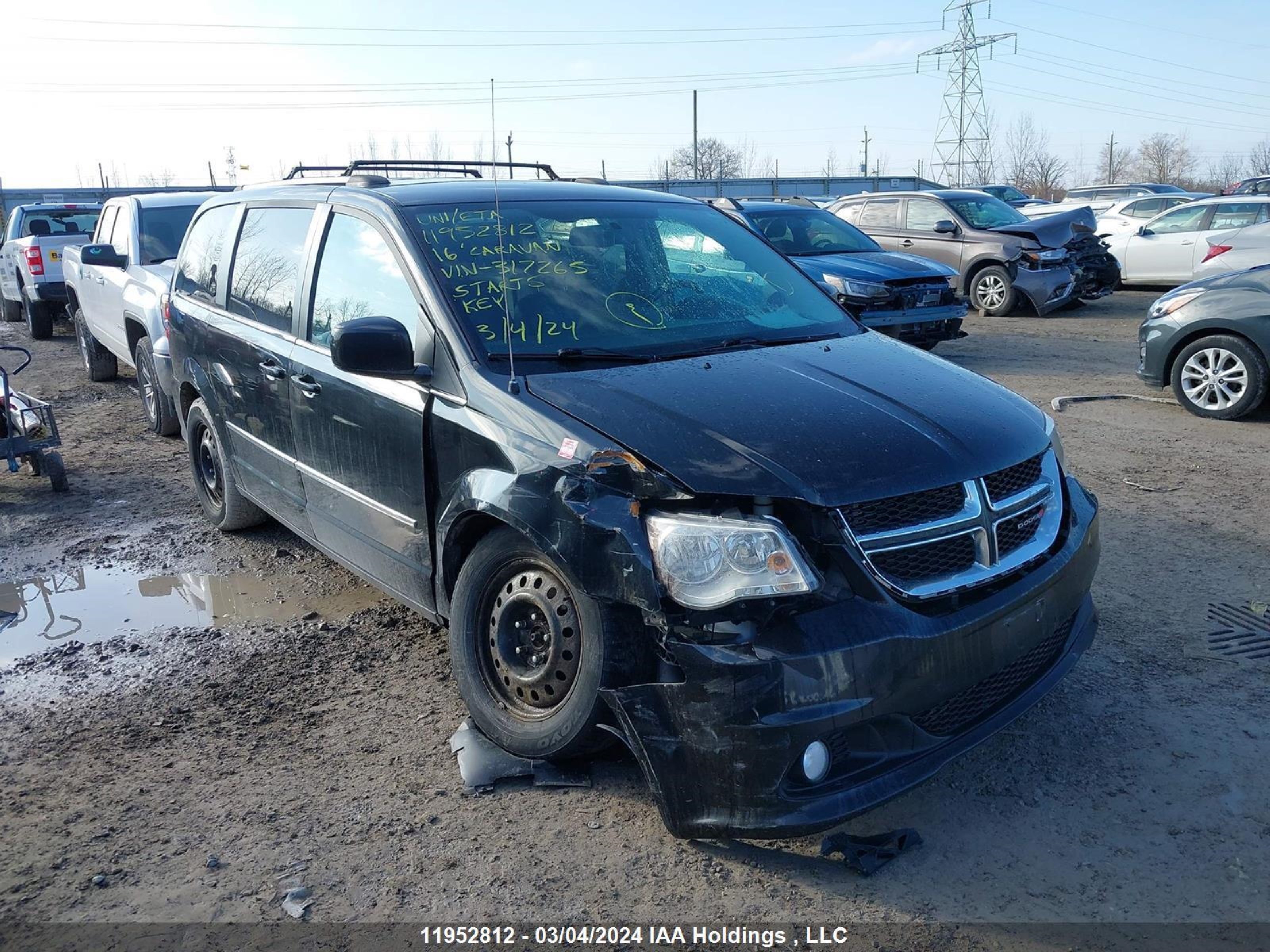 dodge caravan 2016 2c4rdgdg3gr317265