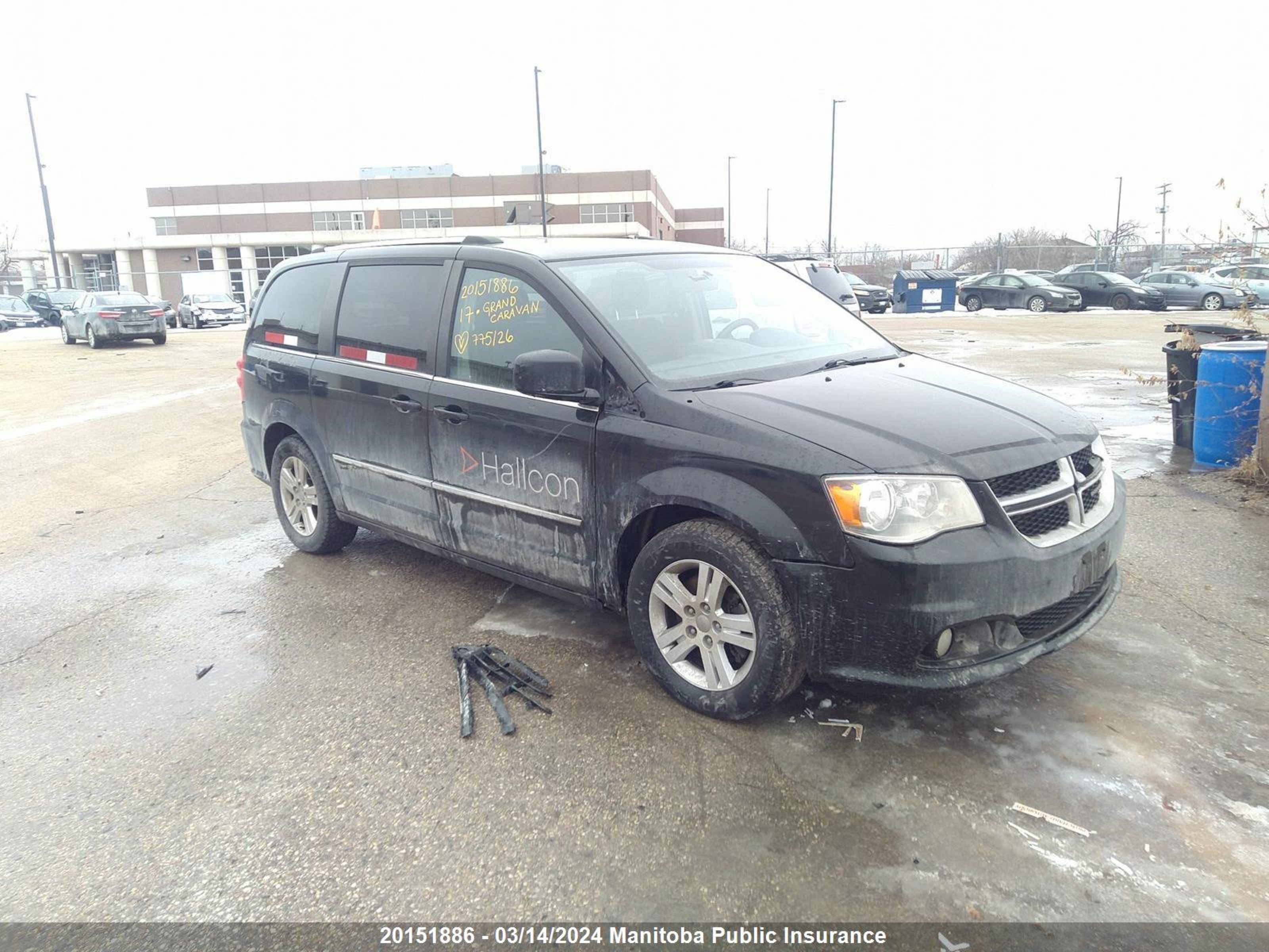 dodge caravan 2017 2c4rdgdg8hr775126