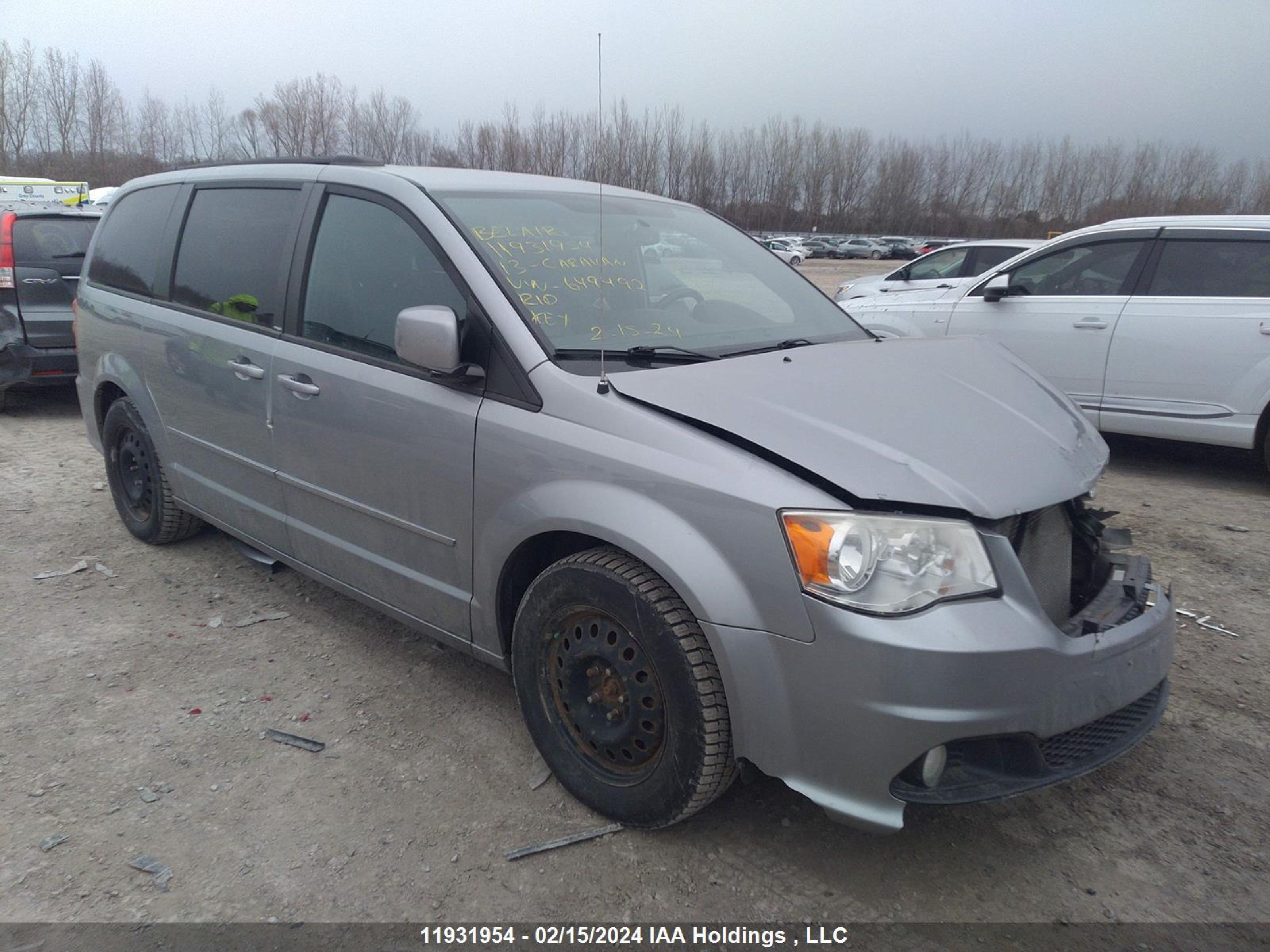 dodge caravan 2013 2c4rdgeg5dr649492