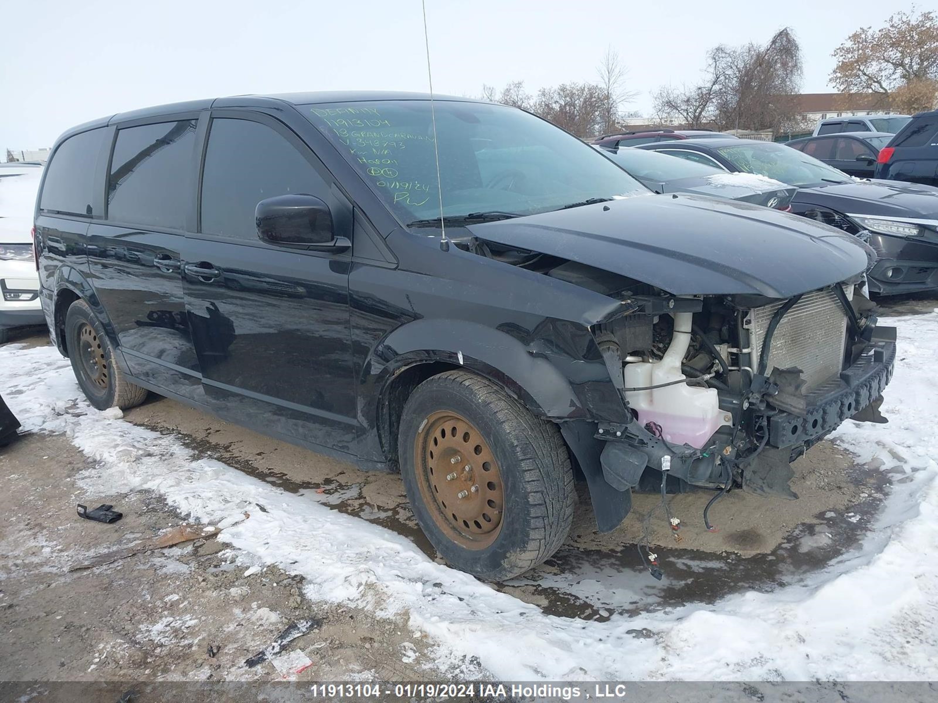 dodge caravan 2018 2c4rdgegxjr348793