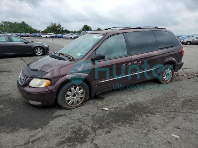 chrysler town and c 2003 2c8gp64l13r380556