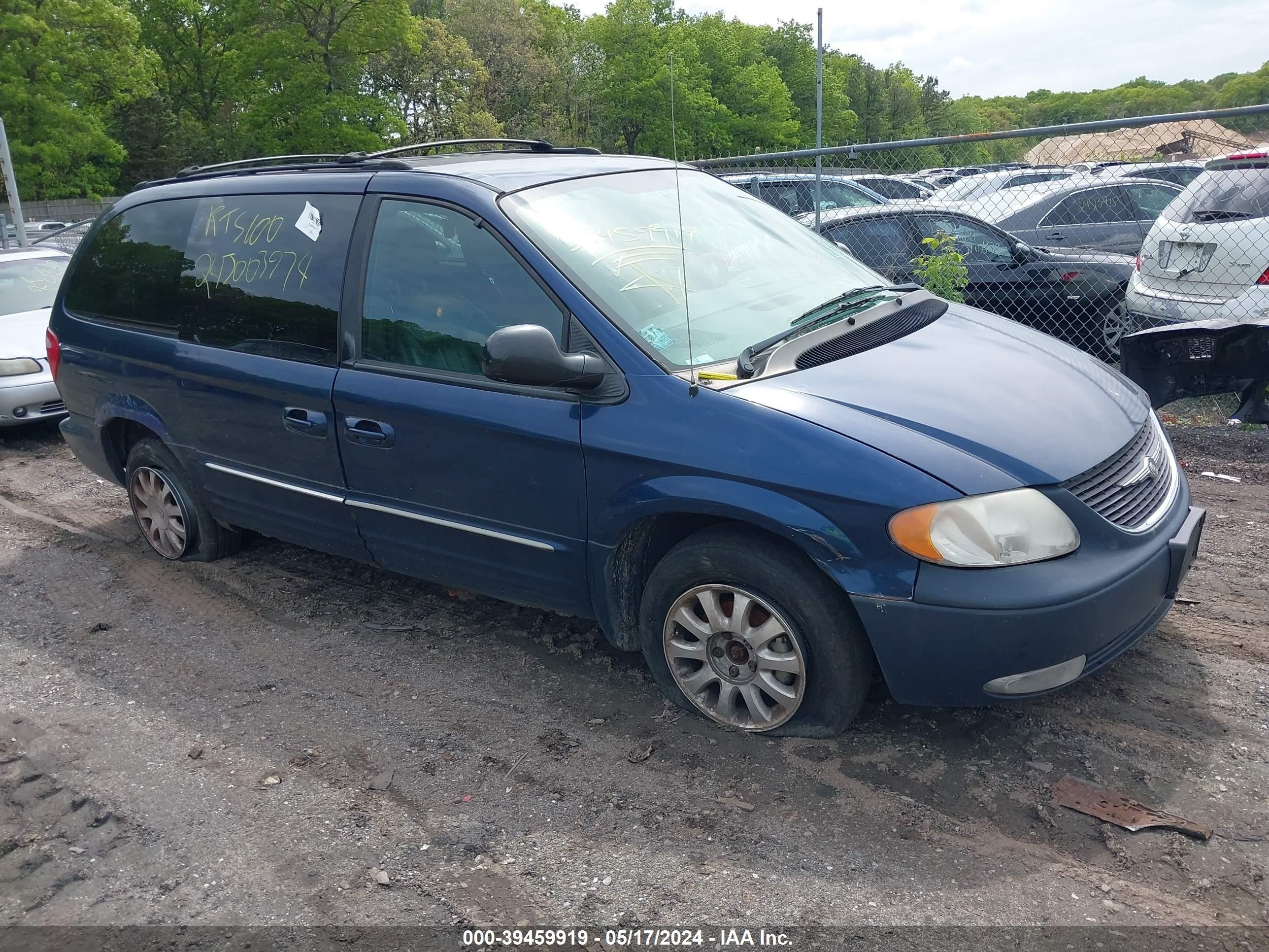 chrysler town & country 2003 2c8gt54l13r155379