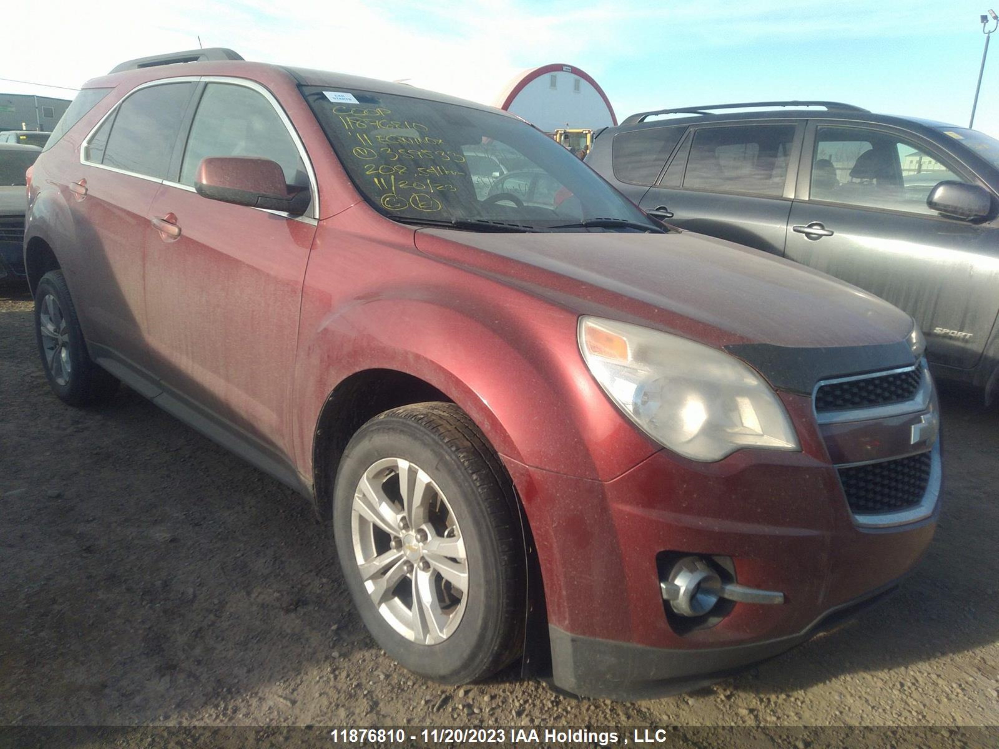 chevrolet equinox 2011 2cnflnec9b6359533