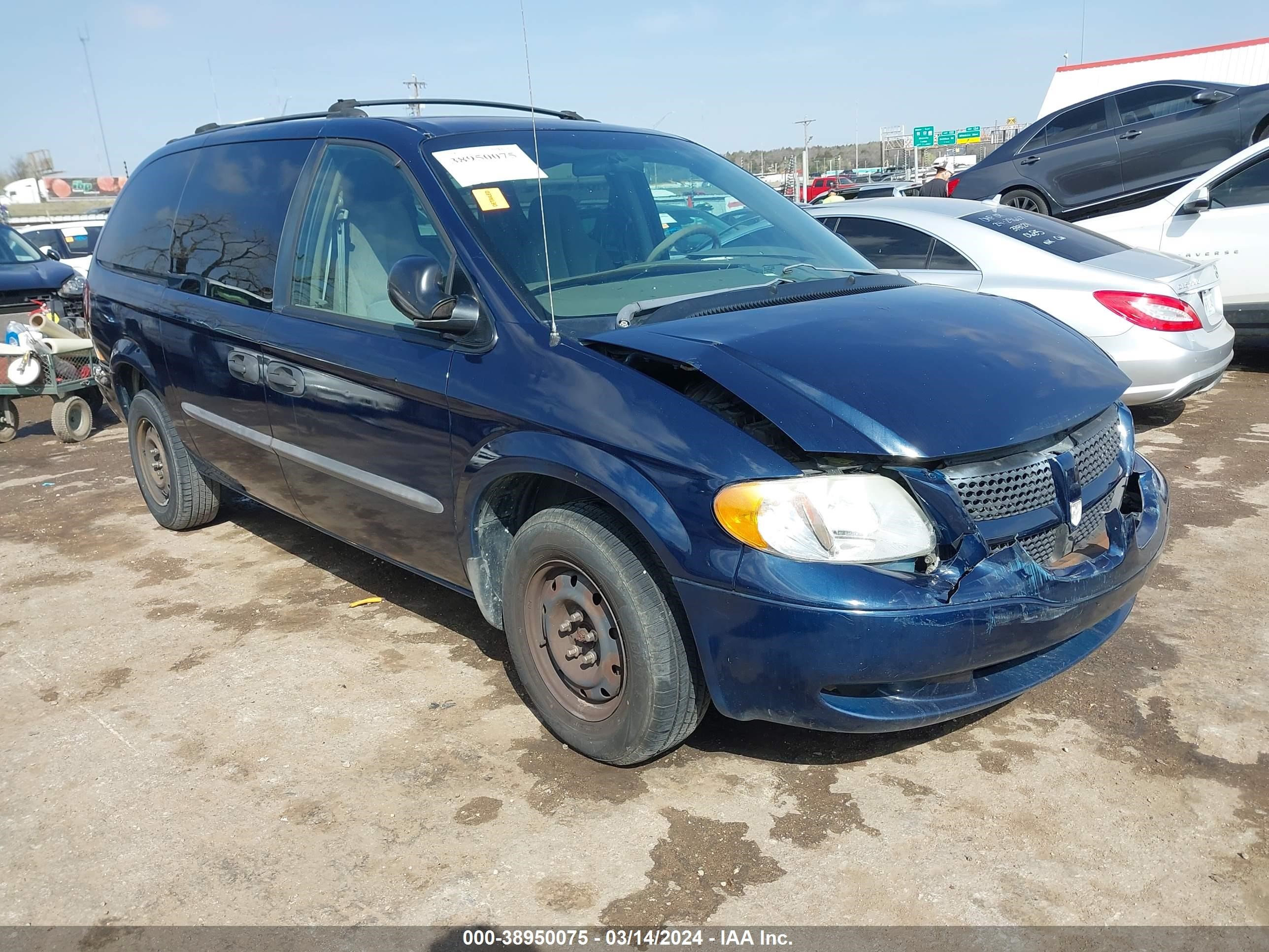 dodge caravan 2003 2d4gp243x3r178621