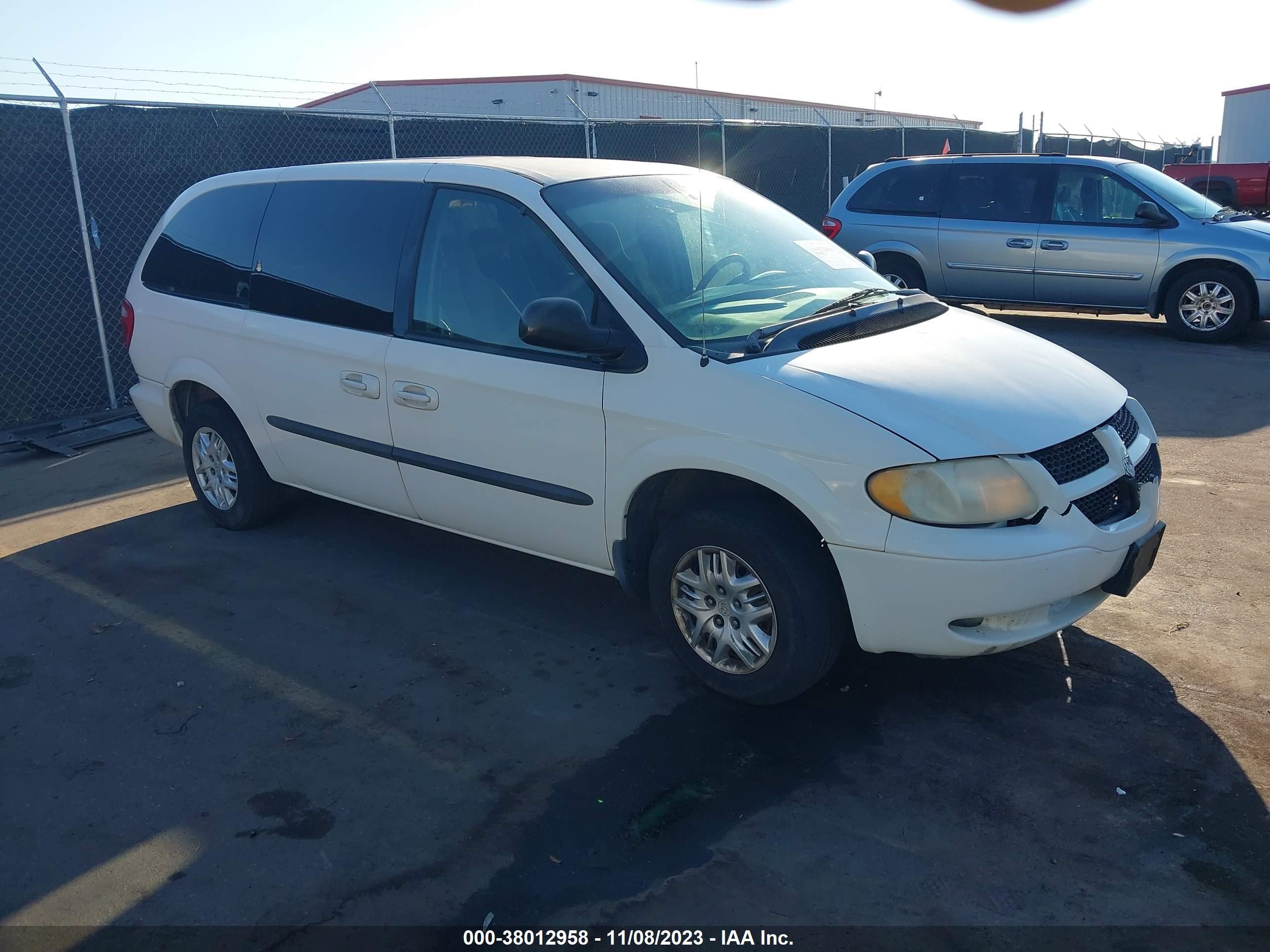 dodge caravan 2003 2d4gp44343r172874