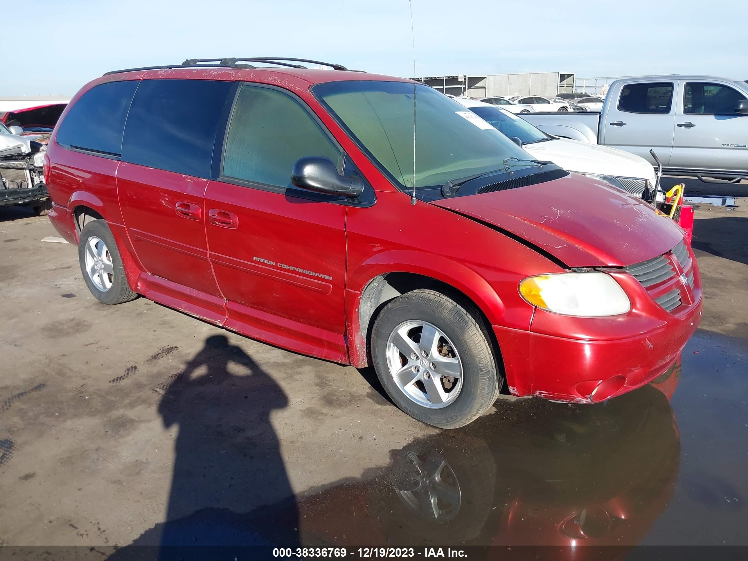 dodge caravan 2007 2d4gp44l17r314152