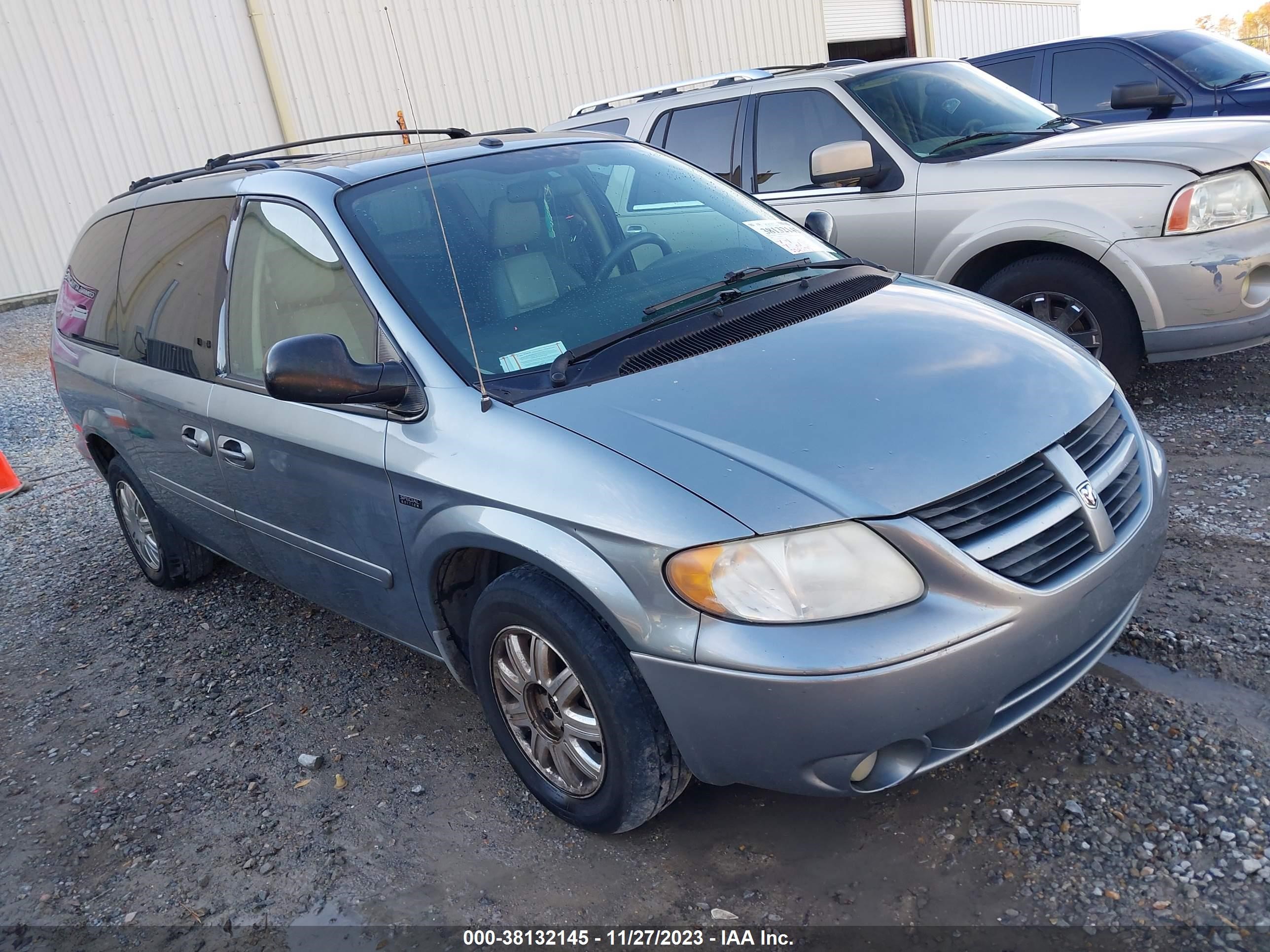 dodge caravan 2007 2d4gp44l27r197262