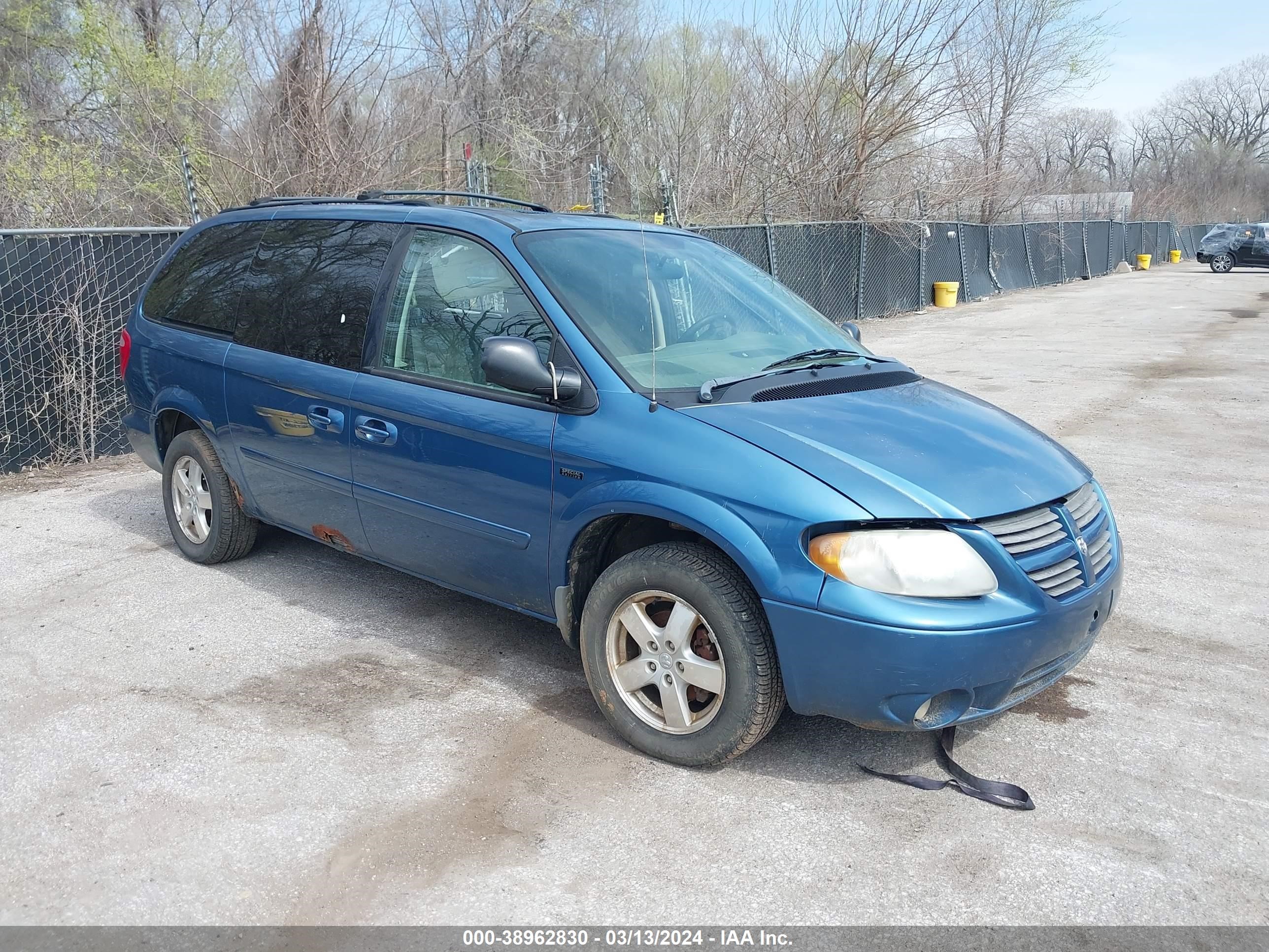 dodge caravan 2006 2d4gp44l76r694533