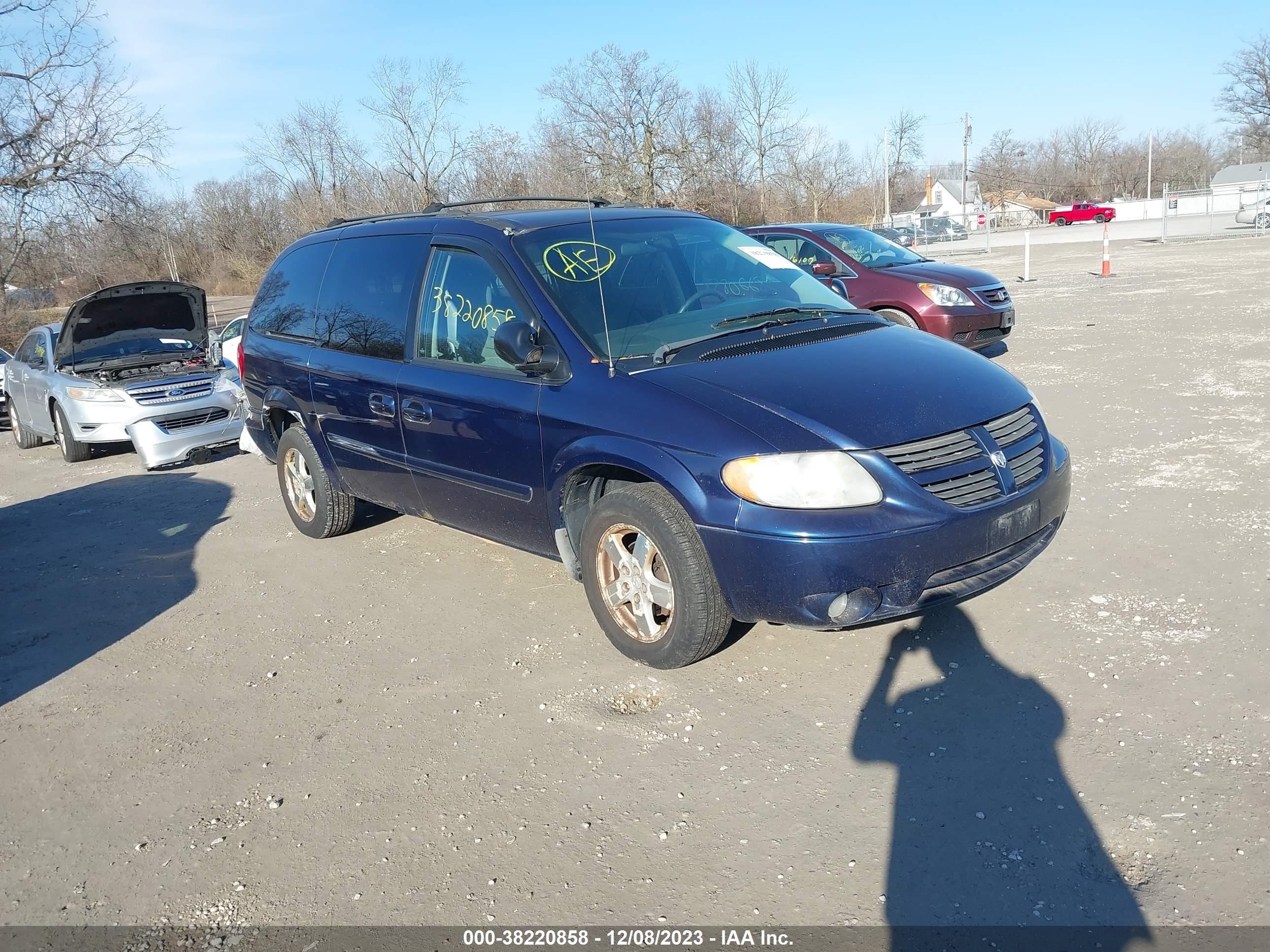 dodge caravan 2006 2d4gp44l76r705255