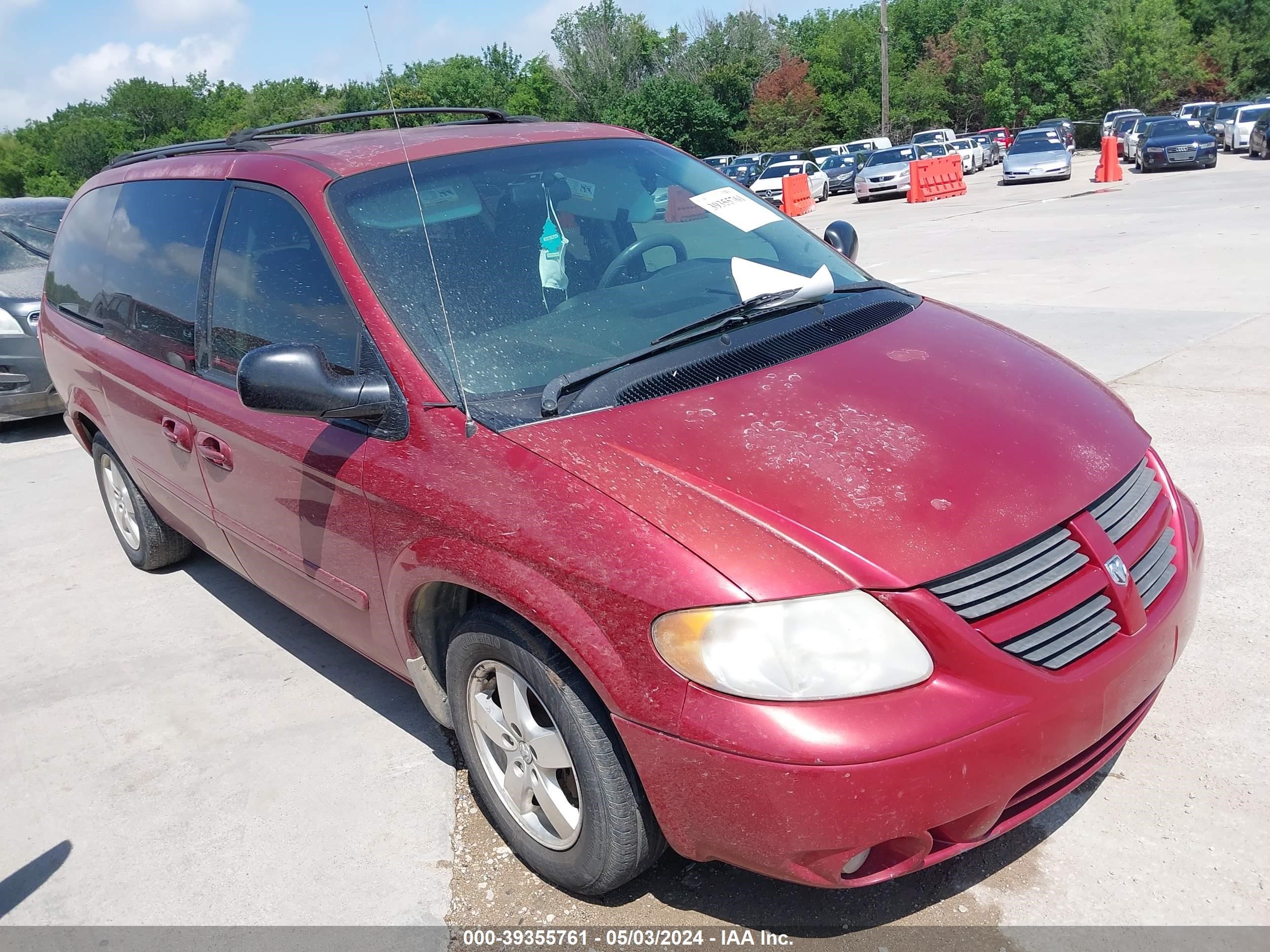 dodge caravan 2007 2d4gp44lx7r181147