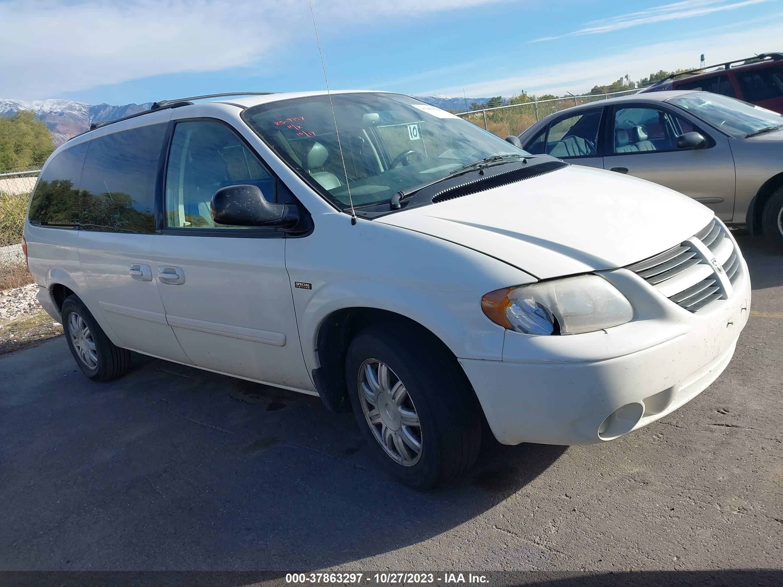 dodge caravan 2007 2d4gp44lx7r349319