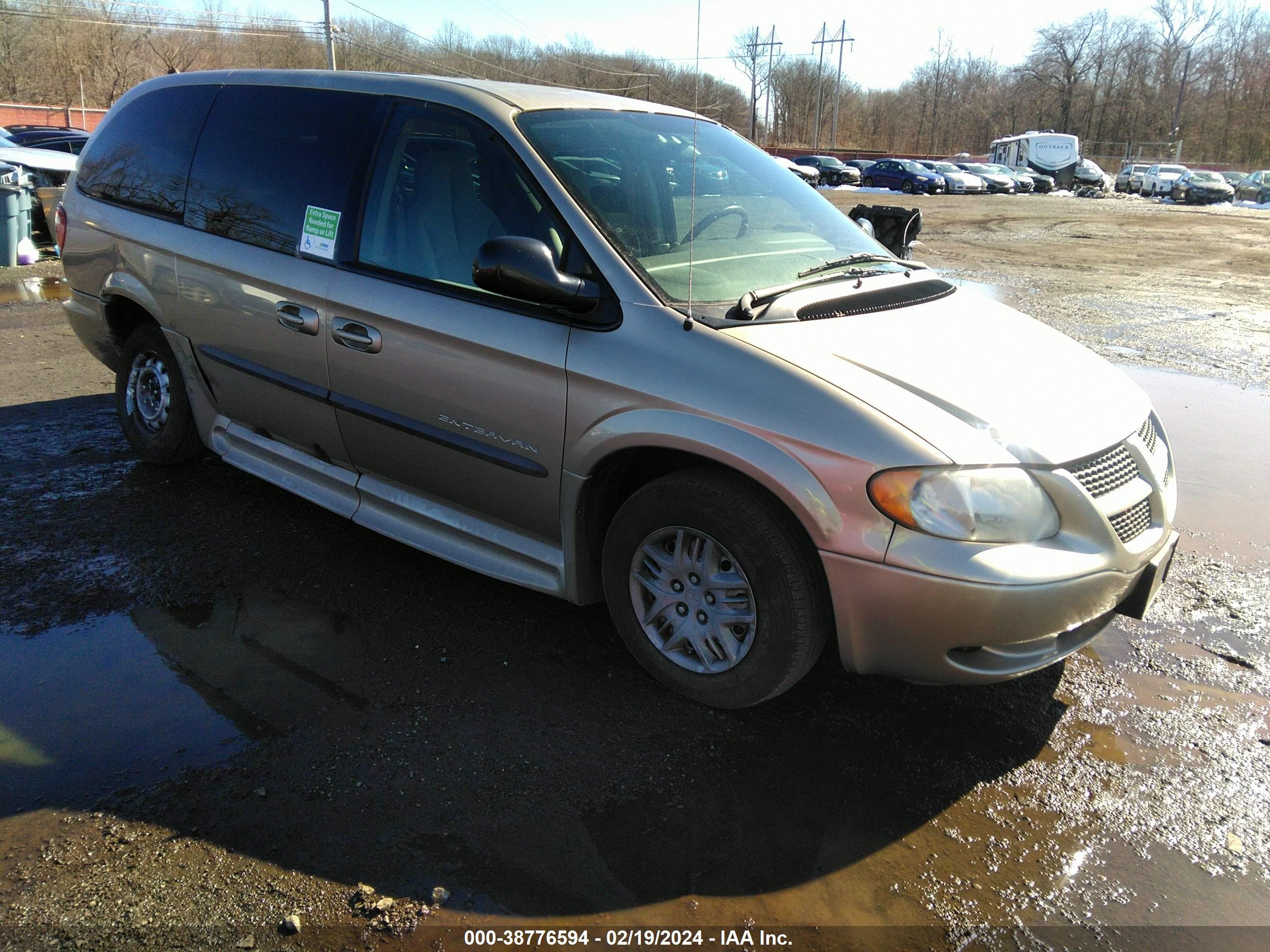 dodge caravan 2003 2d4gp44r73r359599