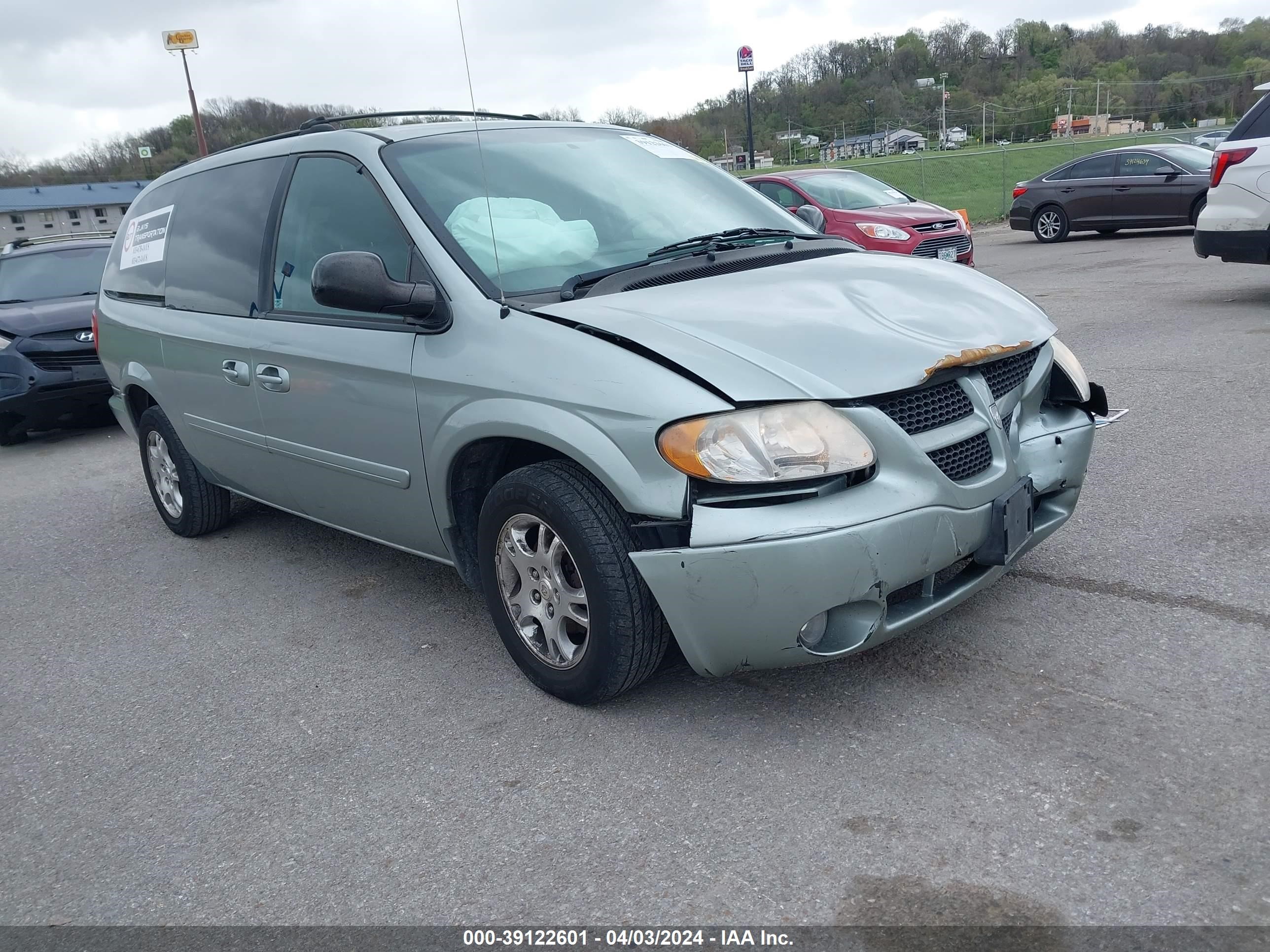 dodge caravan 2004 2d4gp74l54r554687