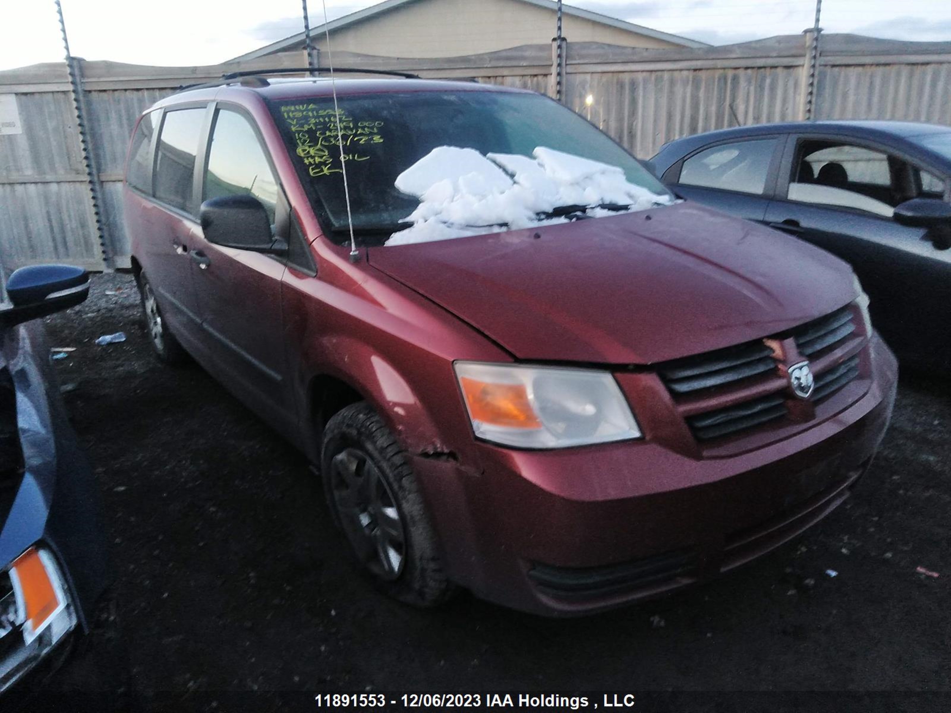 dodge caravan 2010 2d4rn4de1ar311162