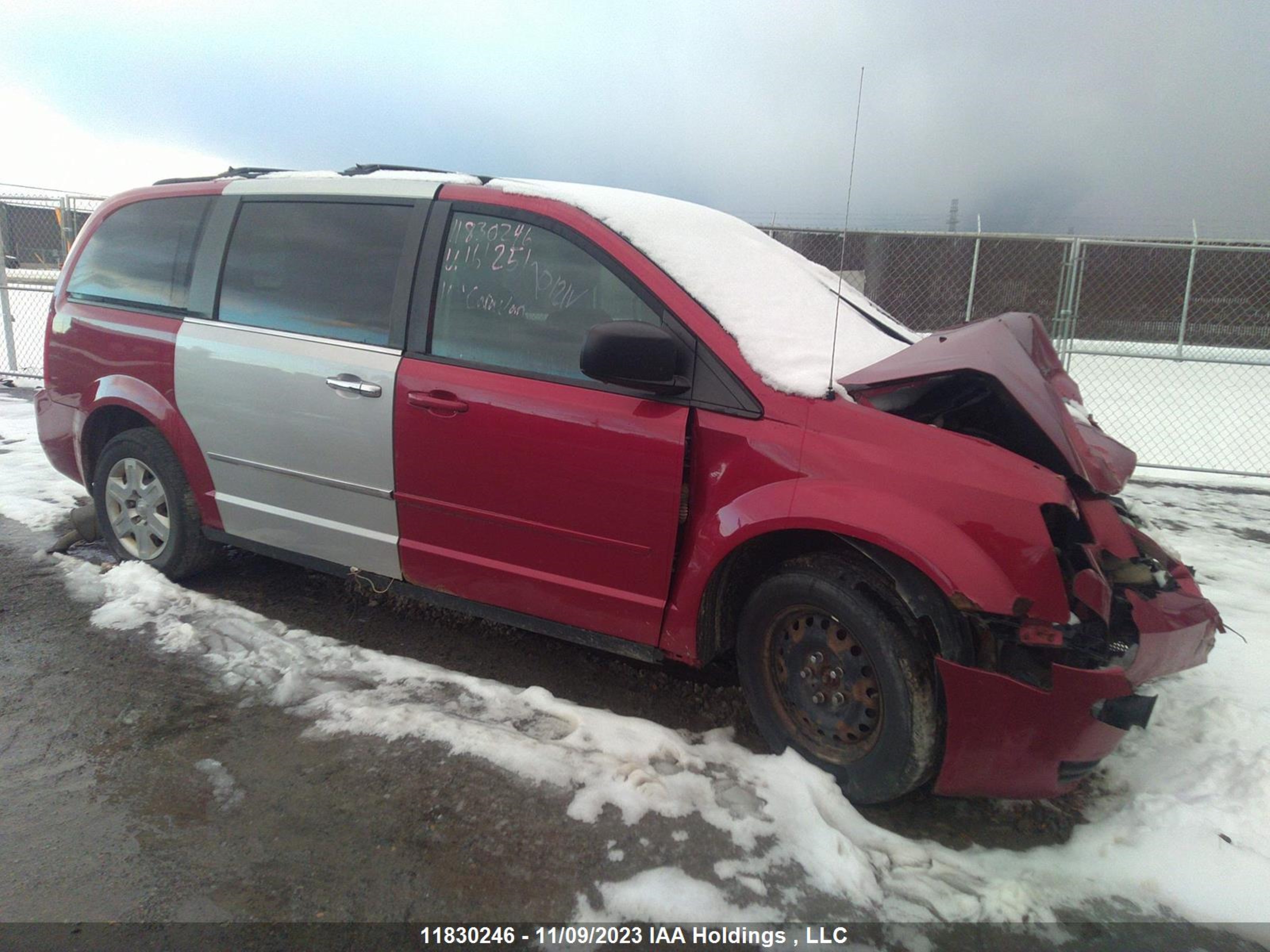 dodge caravan 2010 2d4rn4de5ar161251