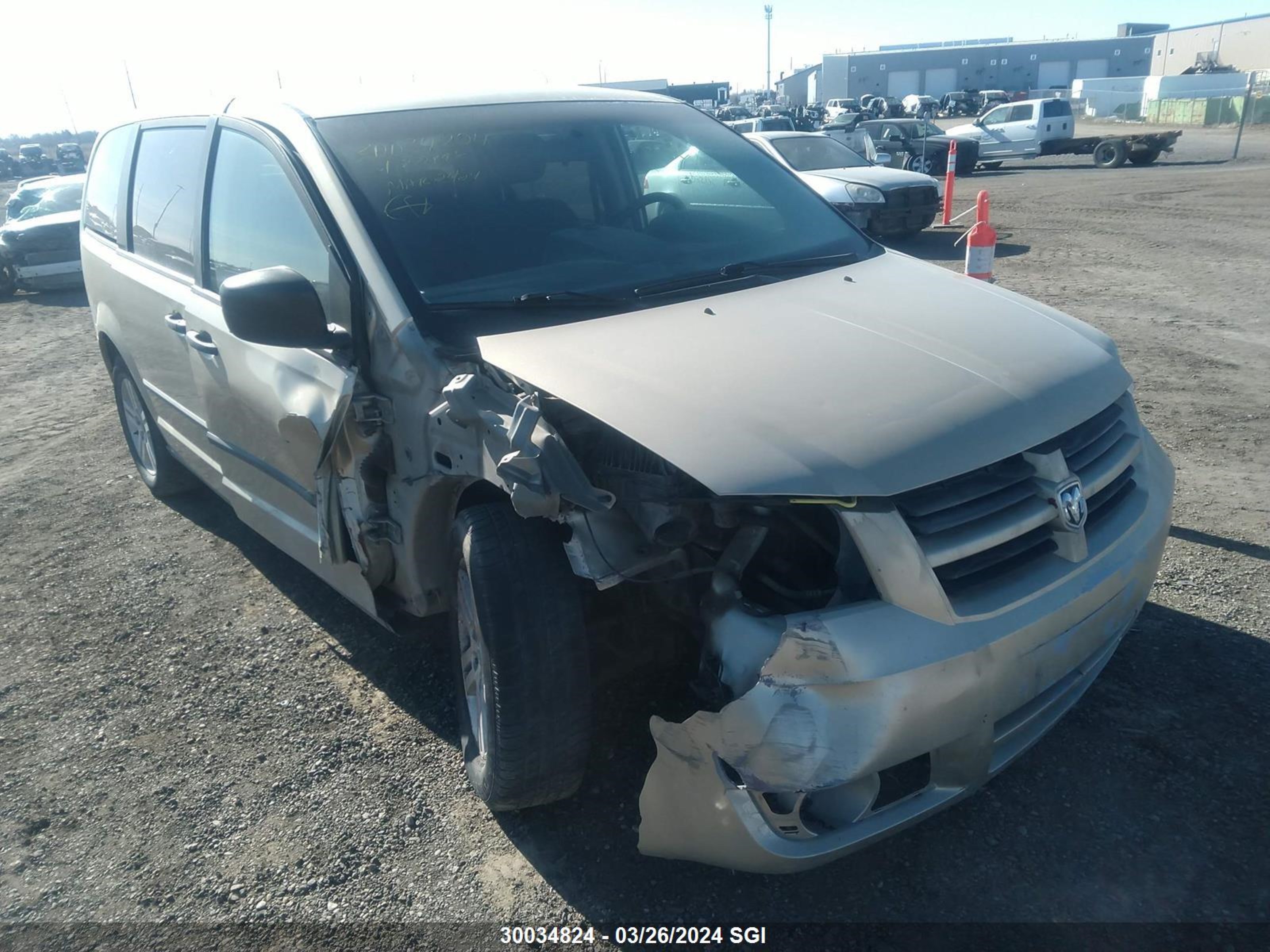 dodge caravan 2010 2d4rn4de5ar222498