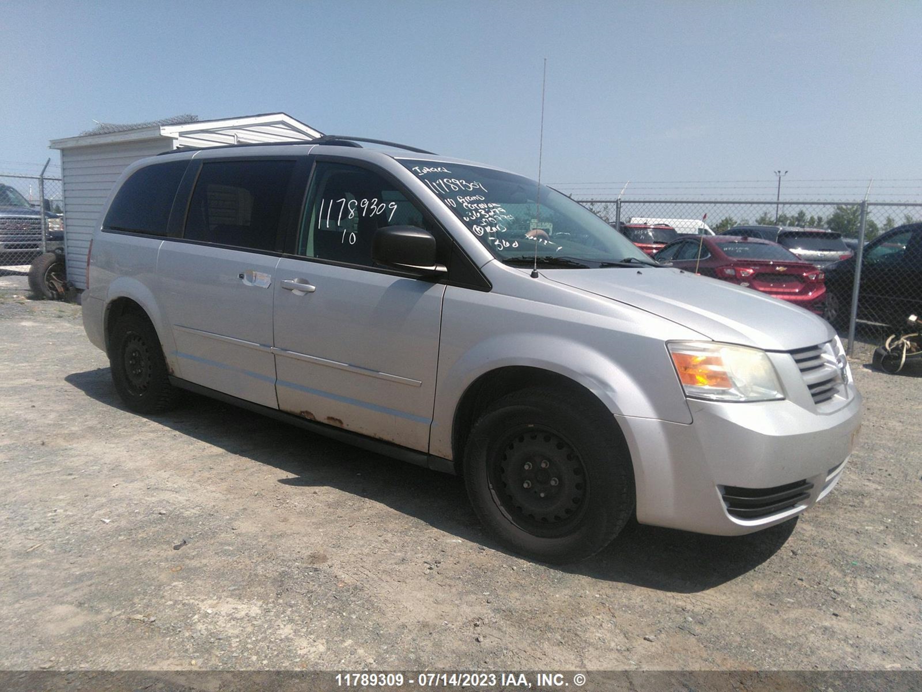 dodge caravan 2010 2d4rn4de7ar363279