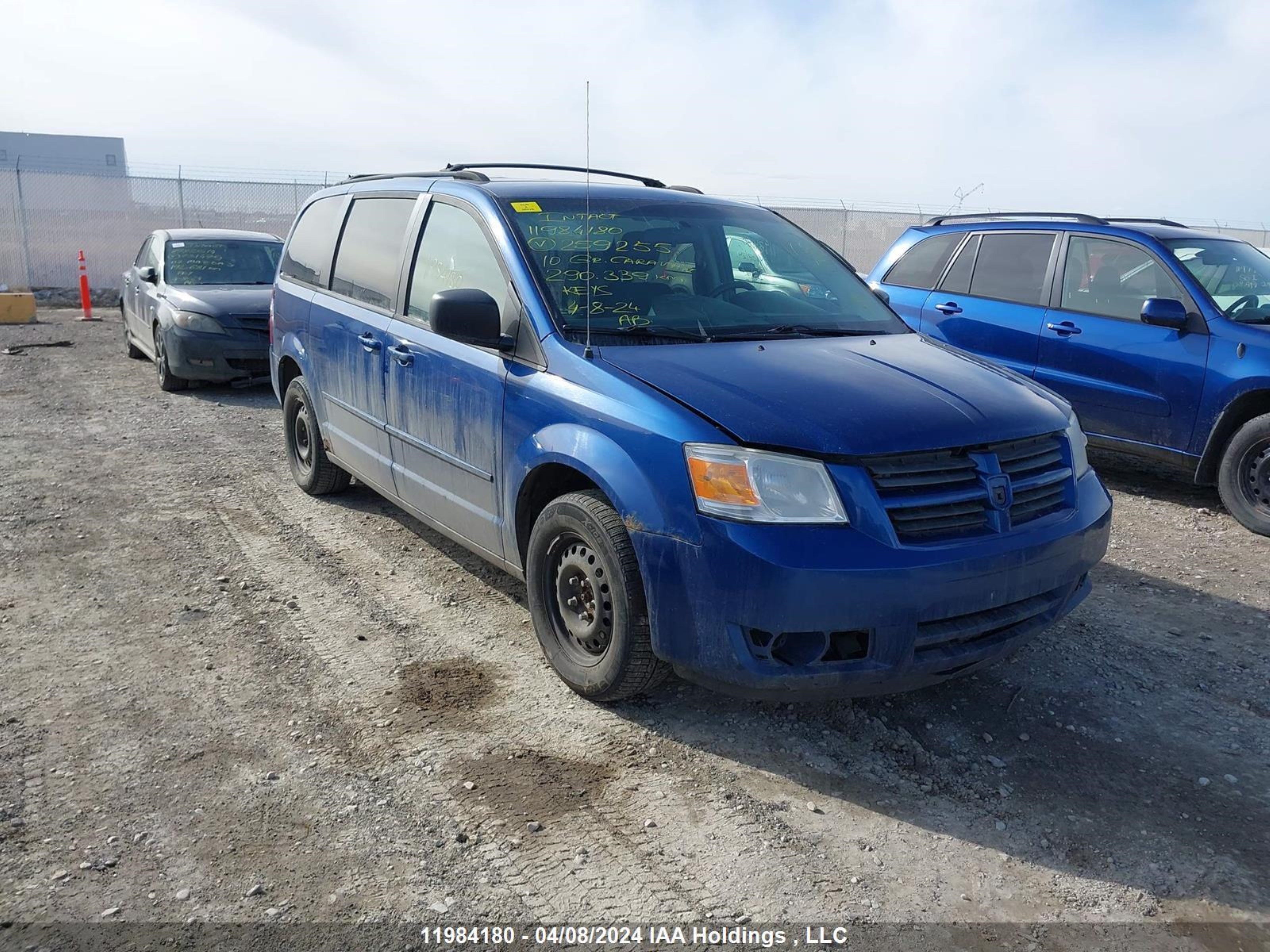 dodge caravan 2010 2d4rn4dexar259255