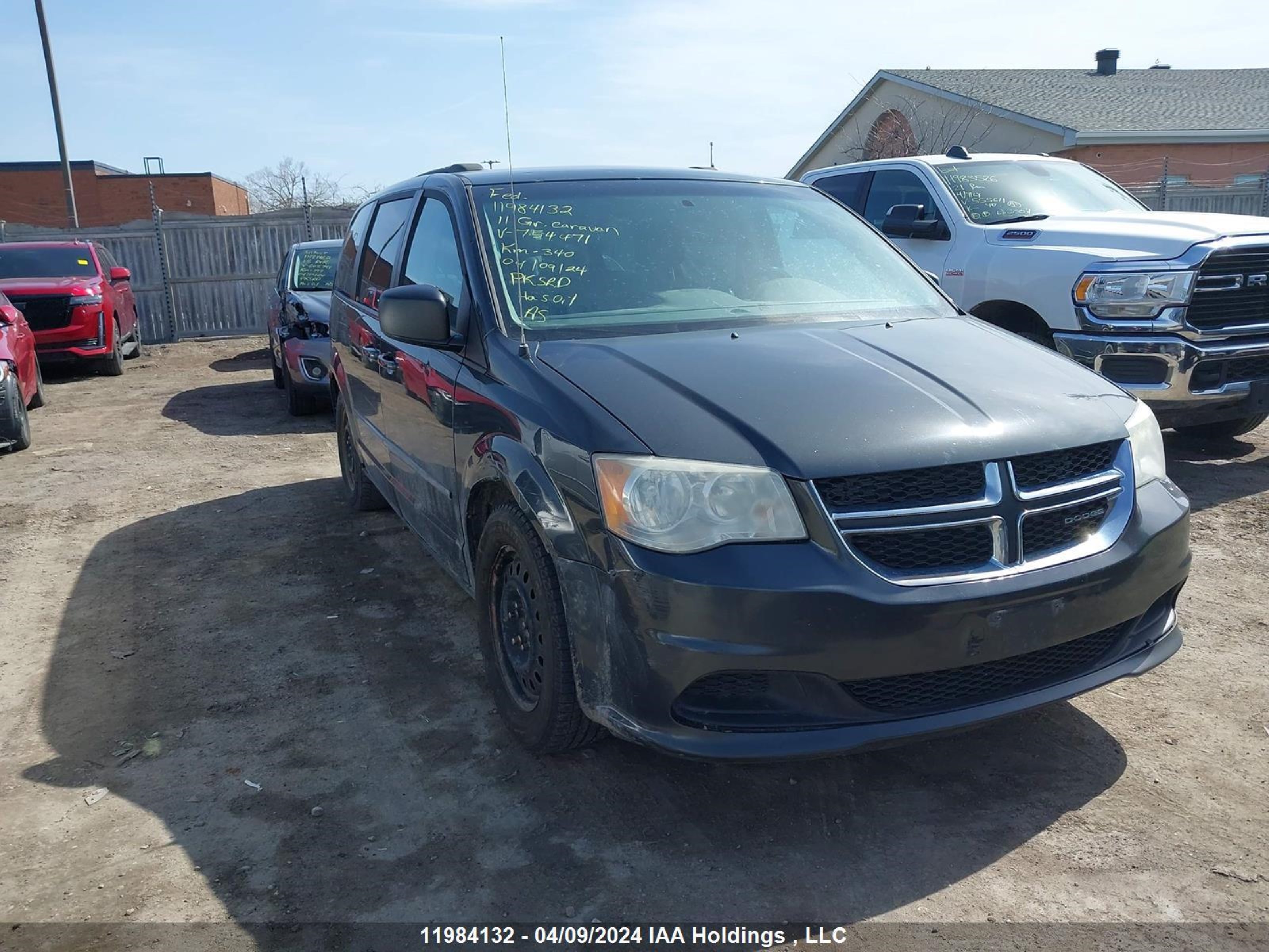 dodge caravan 2011 2d4rn4dg0br754471