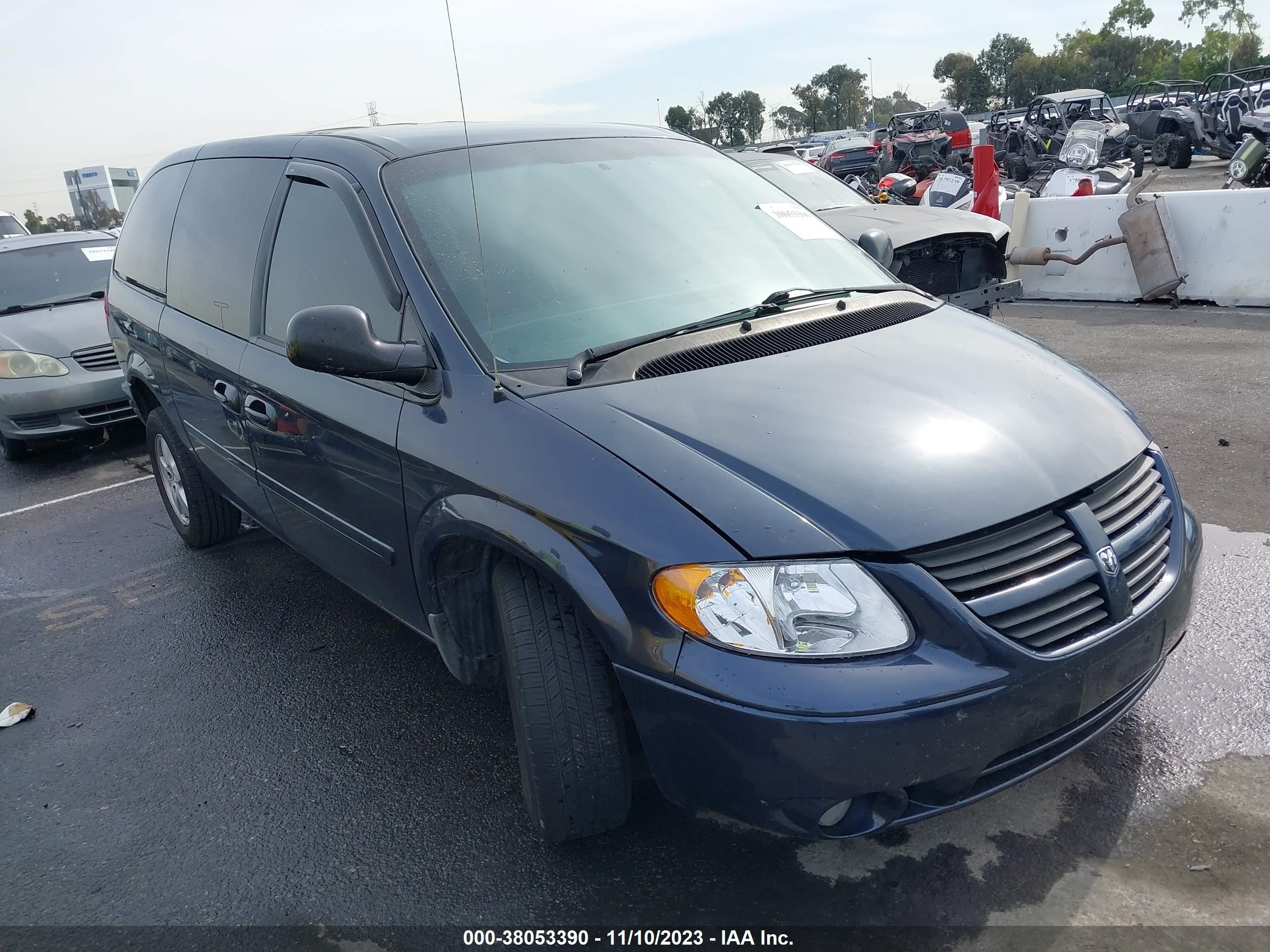 dodge caravan 2007 2d8gp44l47r170692