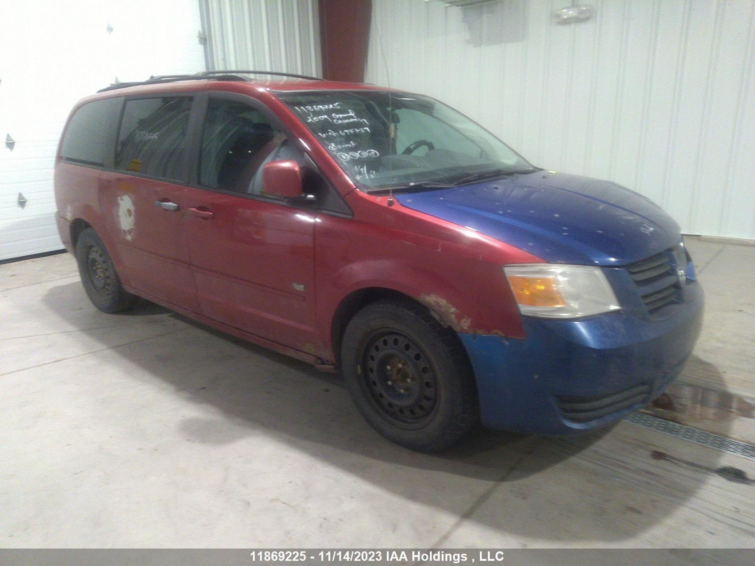 dodge caravan 2009 2d8hn44e09r697739