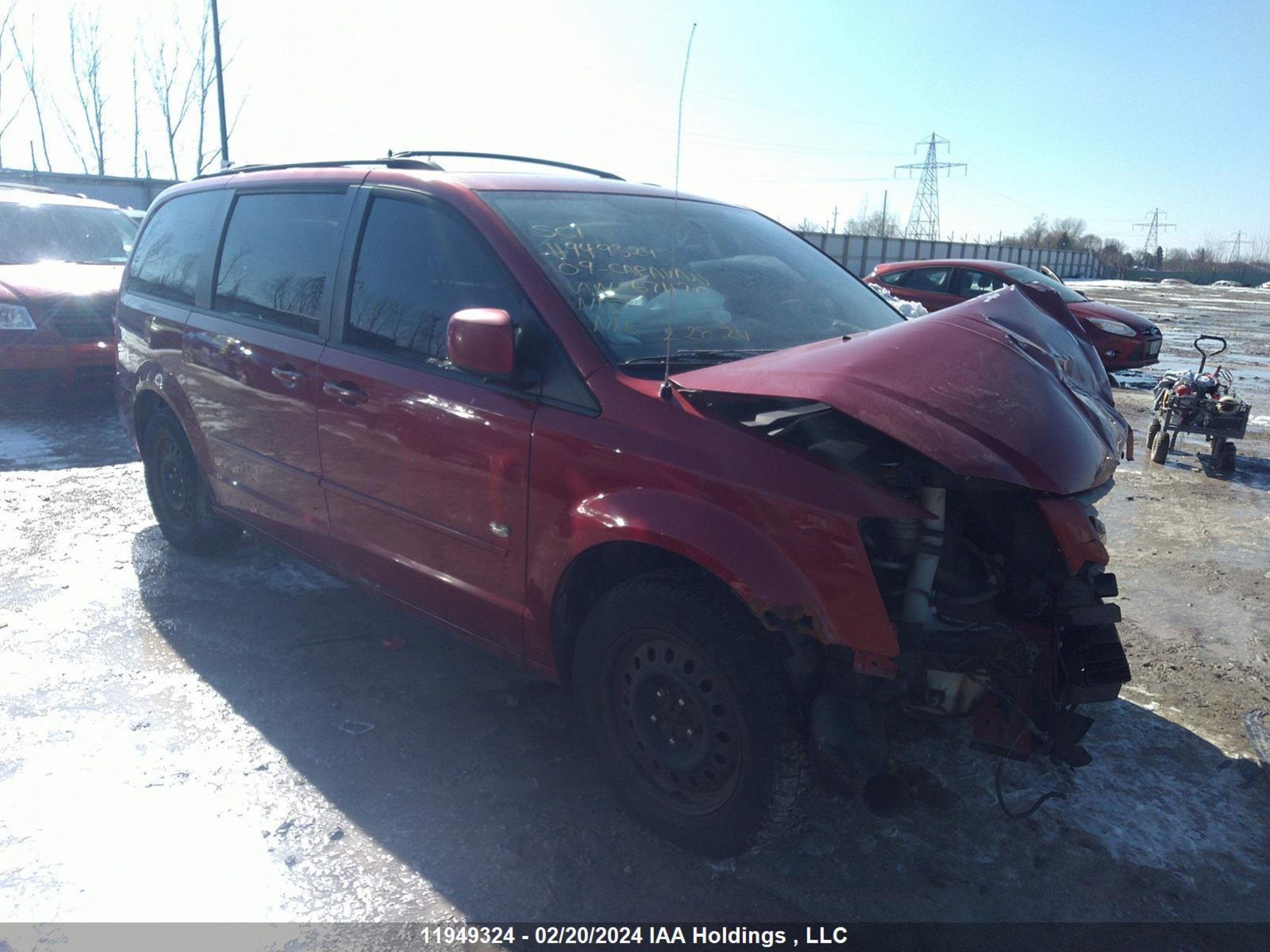 dodge caravan 2009 2d8hn44e19r671120