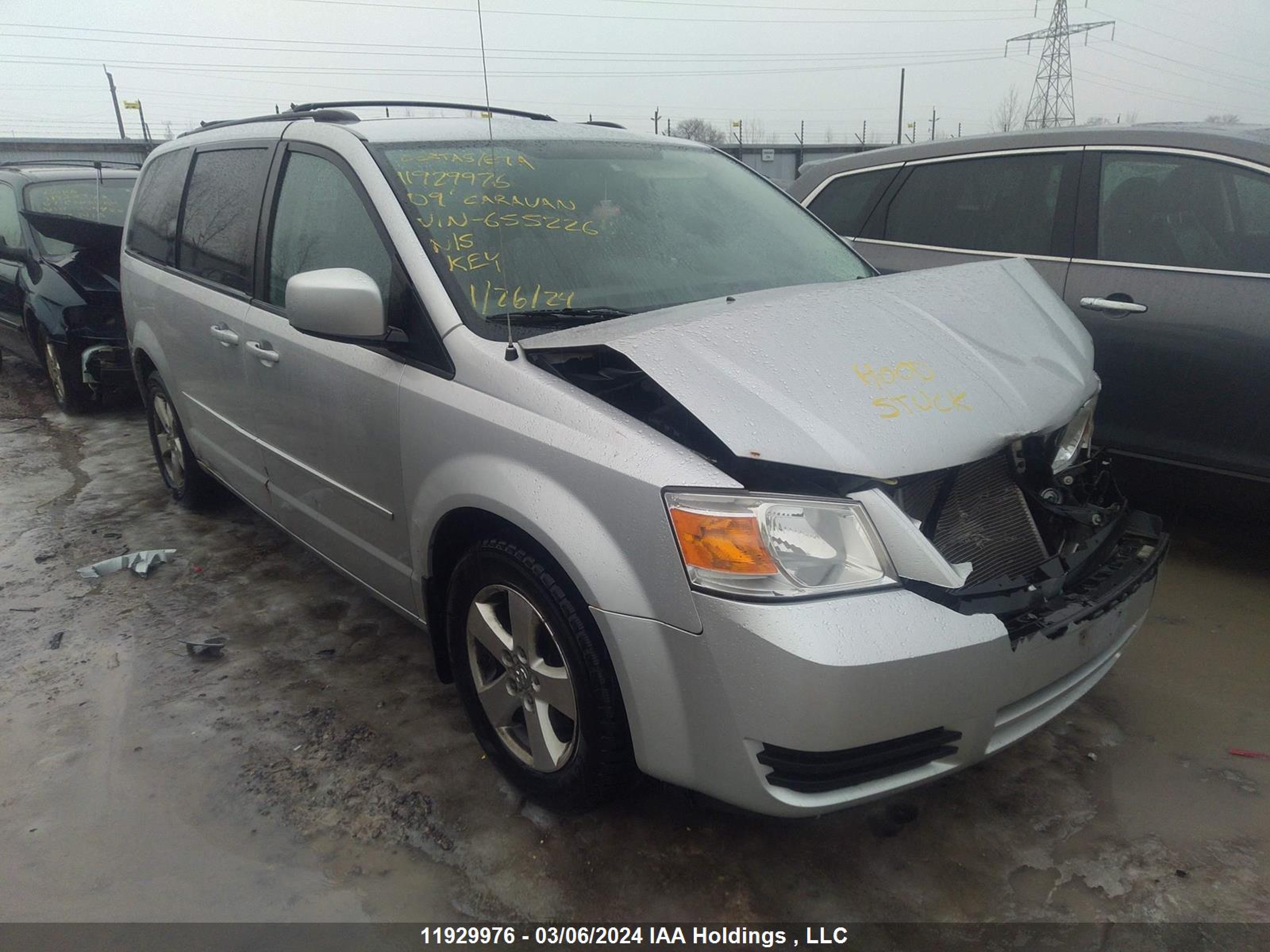 dodge caravan 2009 2d8hn44e39r655226