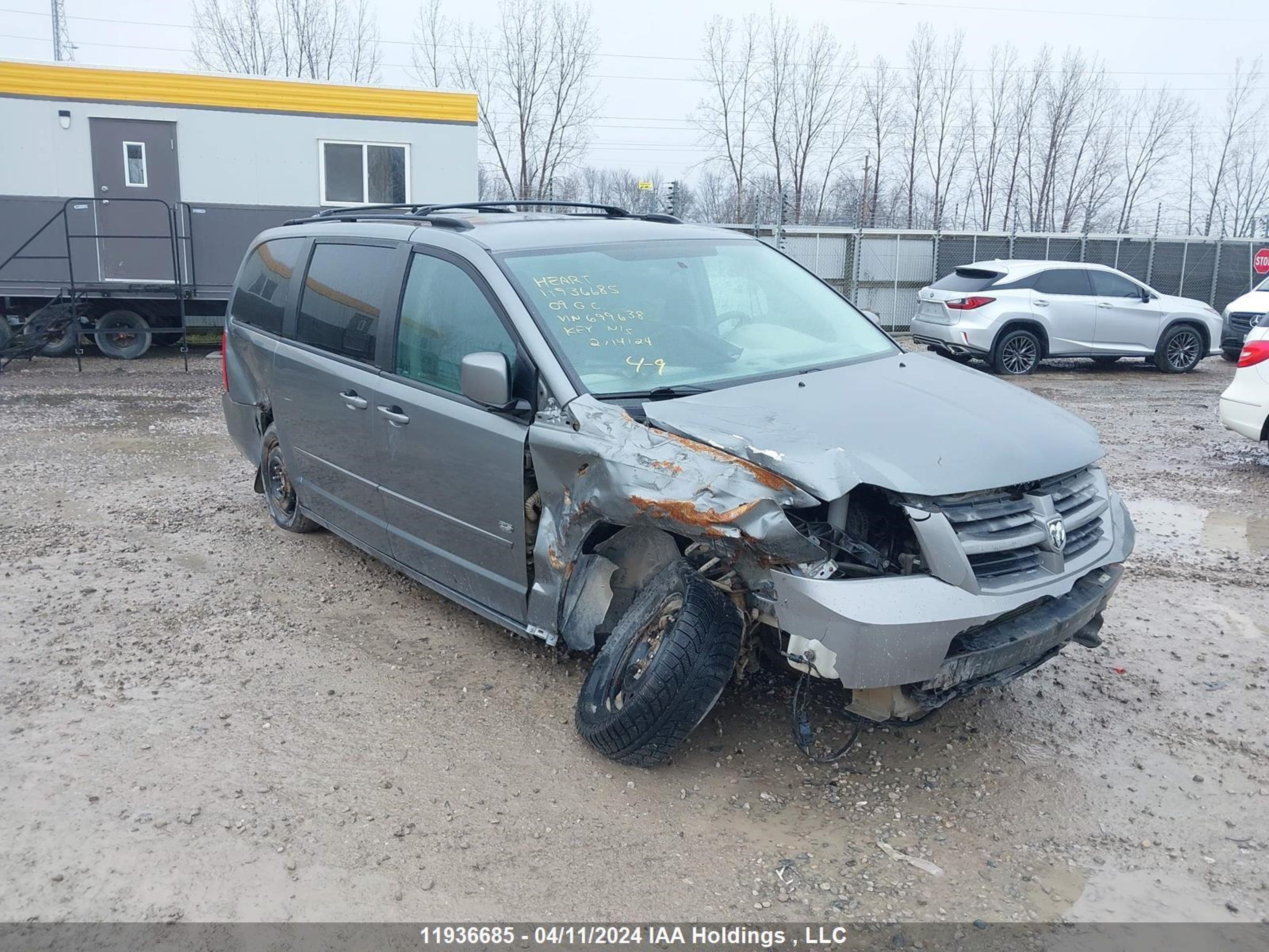 dodge caravan 2009 2d8hn44e49r699638