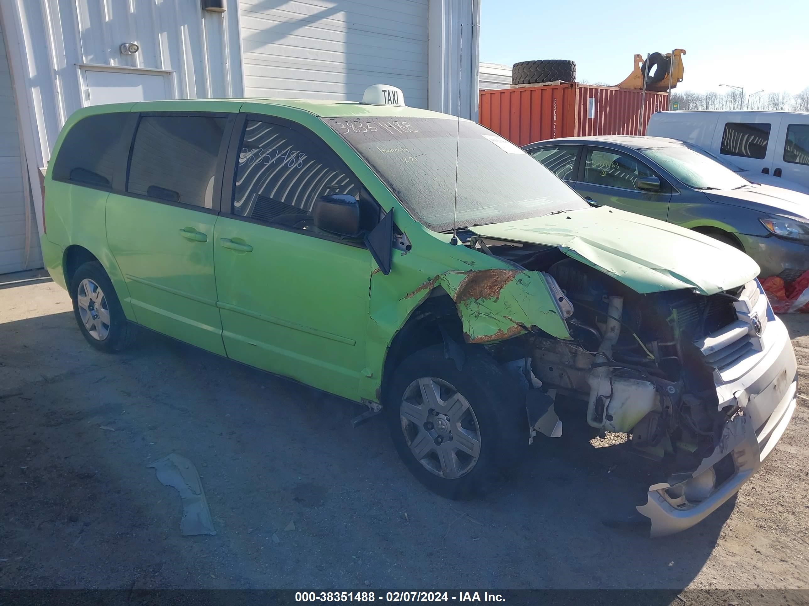 dodge caravan 2009 2d8hn44e79r615683