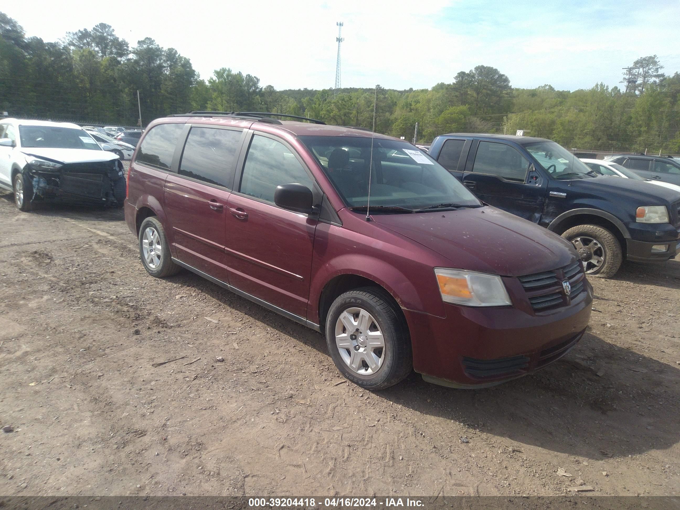 dodge caravan 2009 2d8hn44ex9r529655