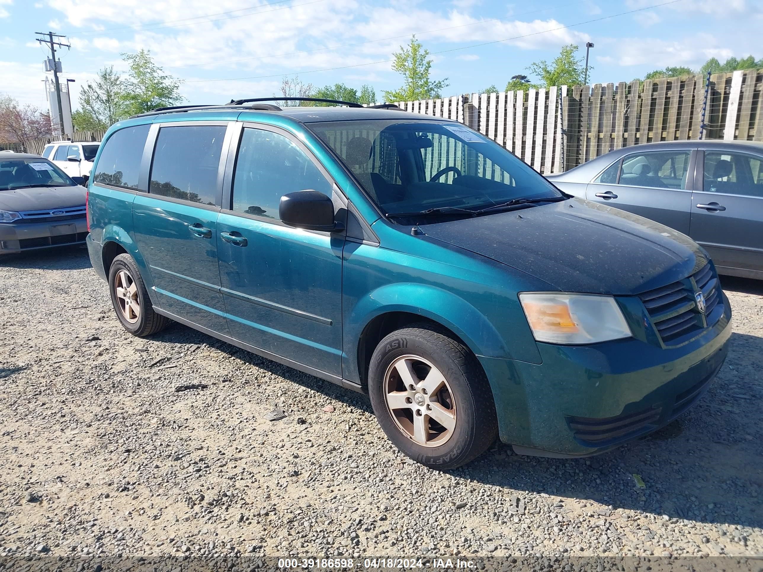 dodge caravan 2009 2d8hn44ex9r581464