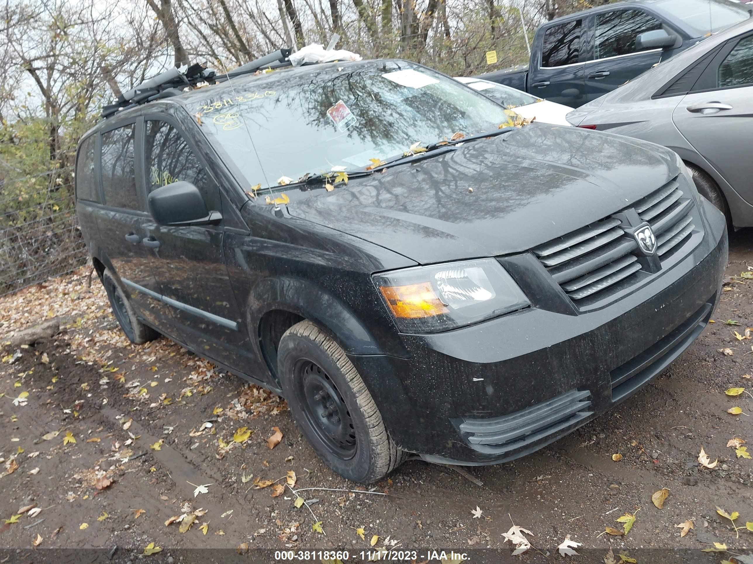 dodge caravan 2008 2d8hn44h08r737827