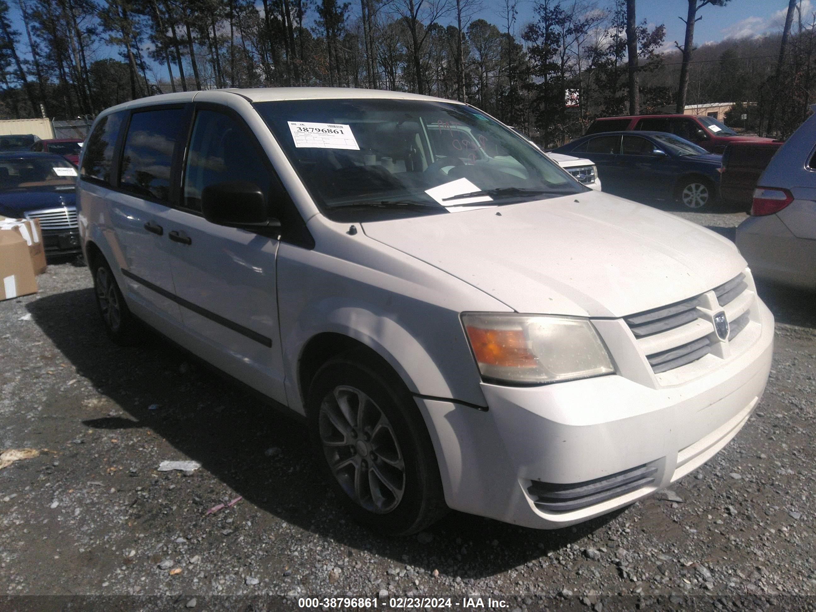 dodge caravan 2008 2d8hn44h08r791340