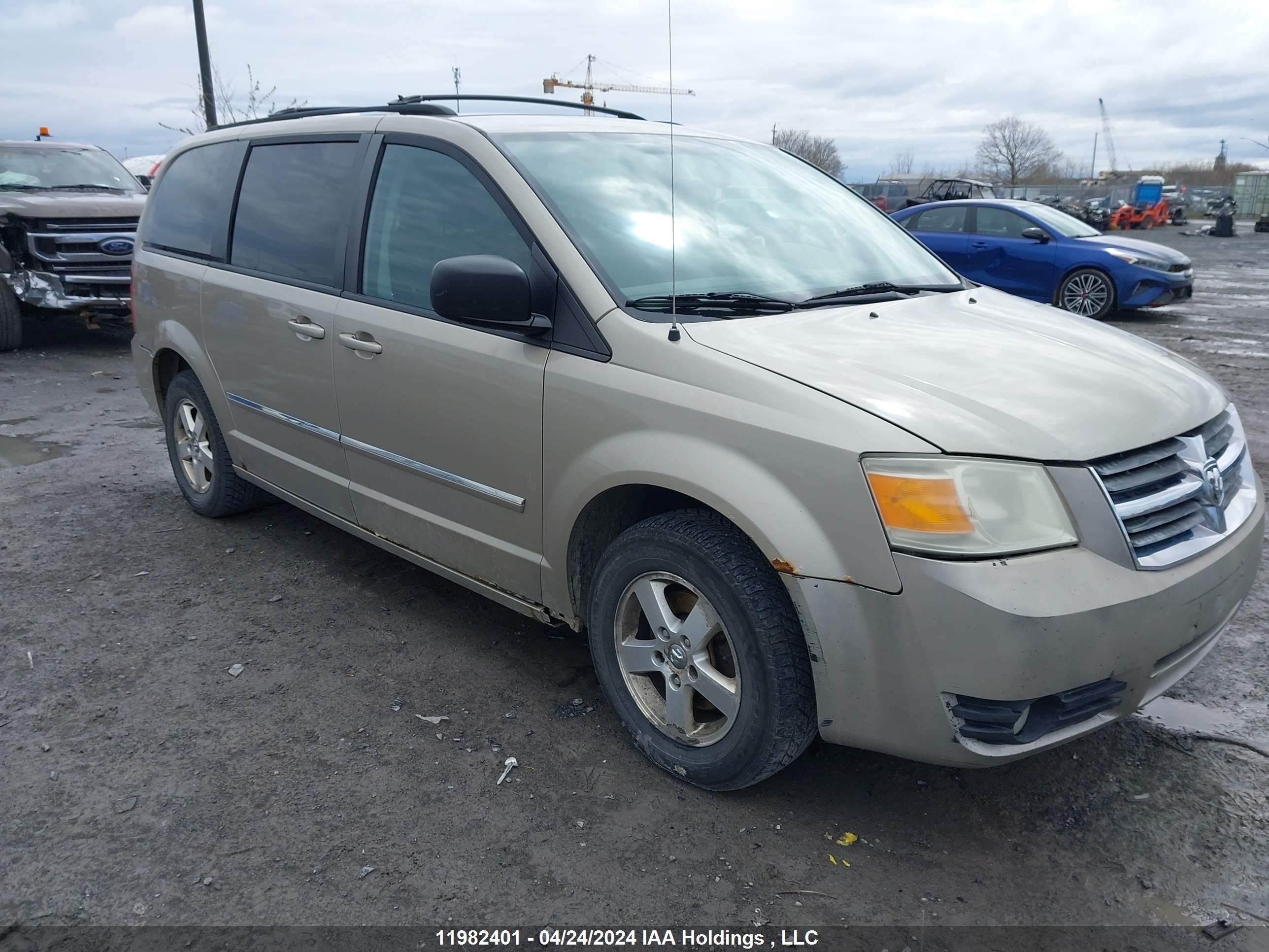 dodge caravan 2008 2d8hn44h38r745372