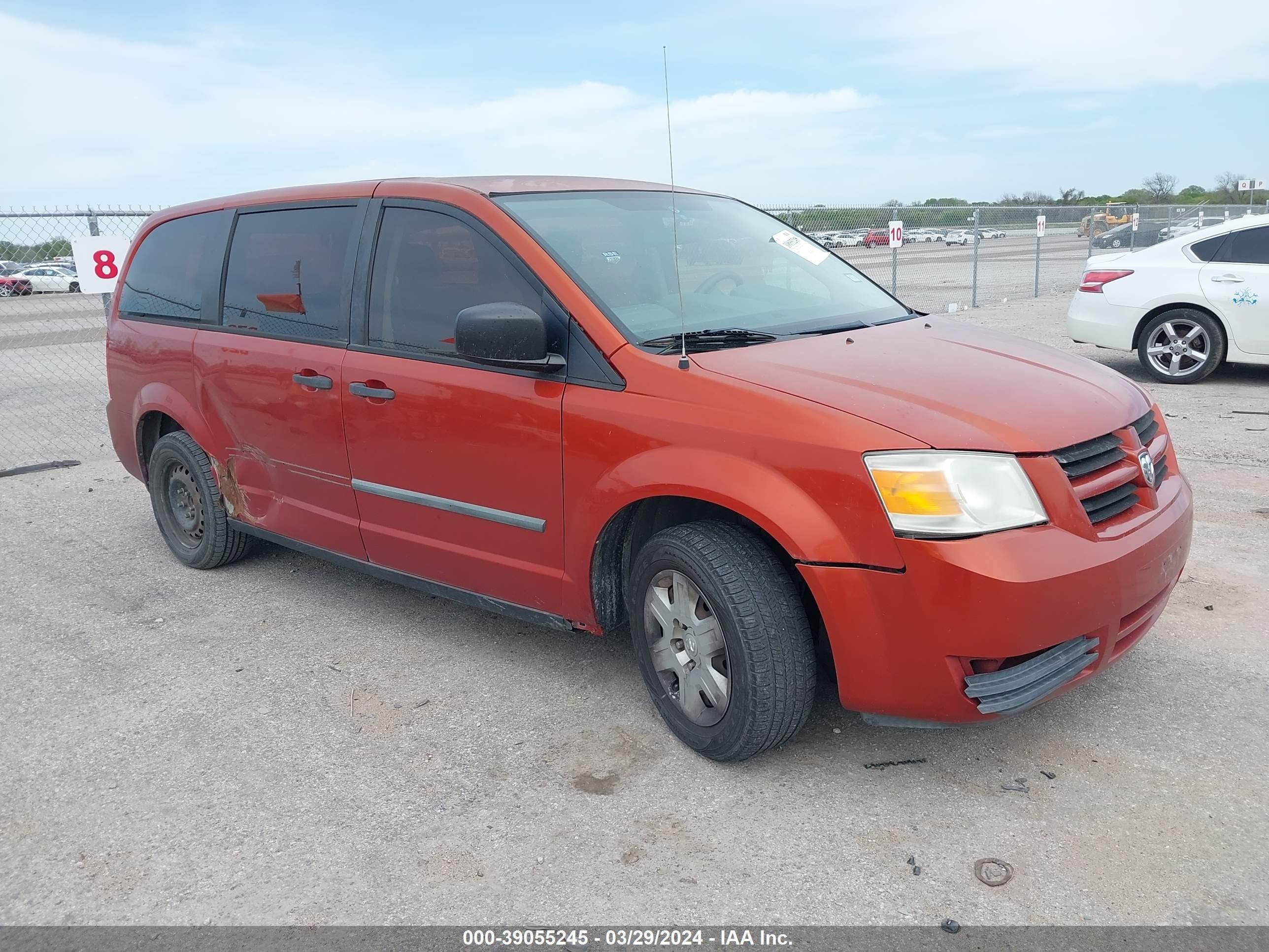 dodge caravan 2008 2d8hn44h48r827336