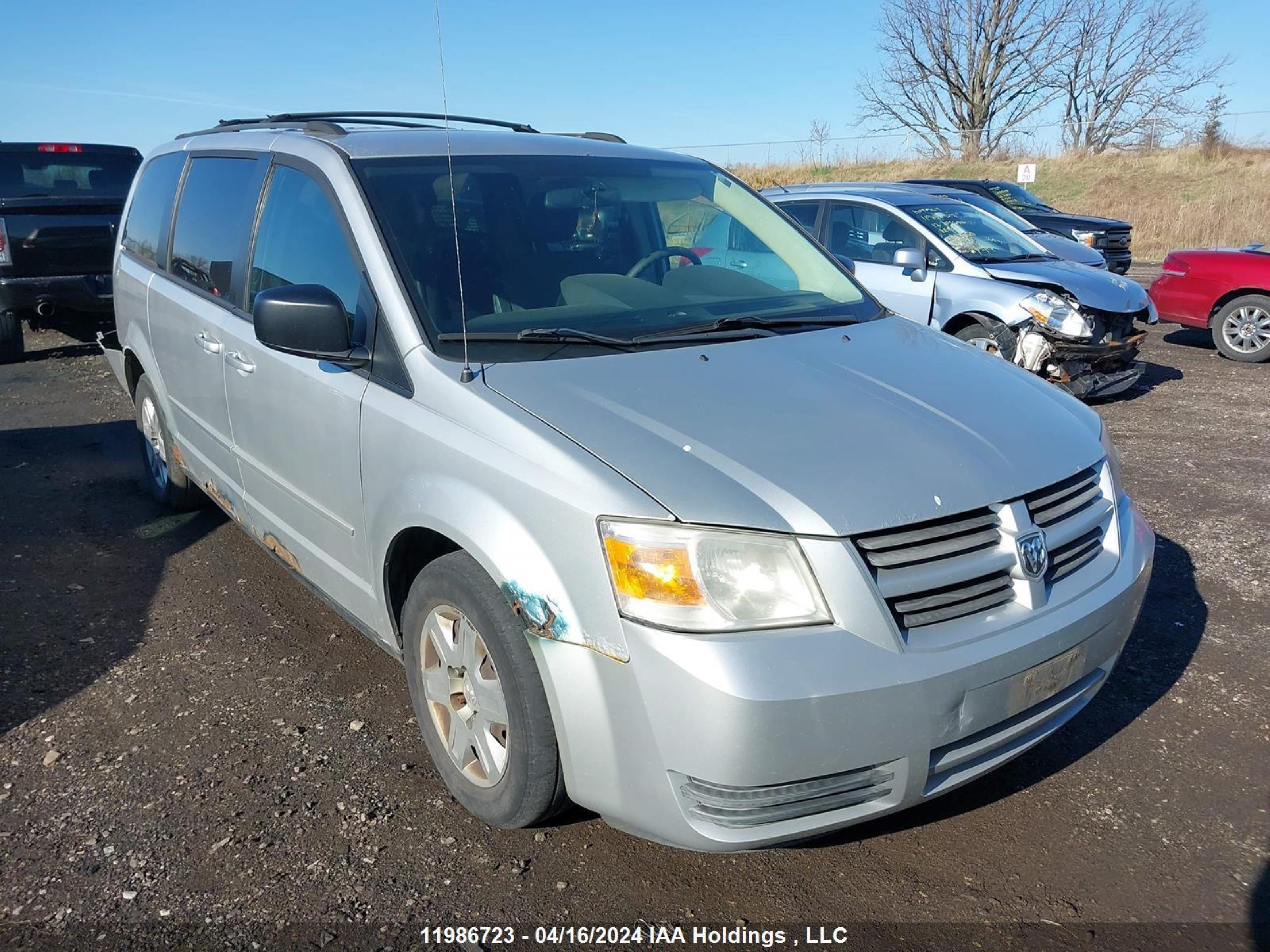 dodge caravan 2008 2d8hn44h58r805913