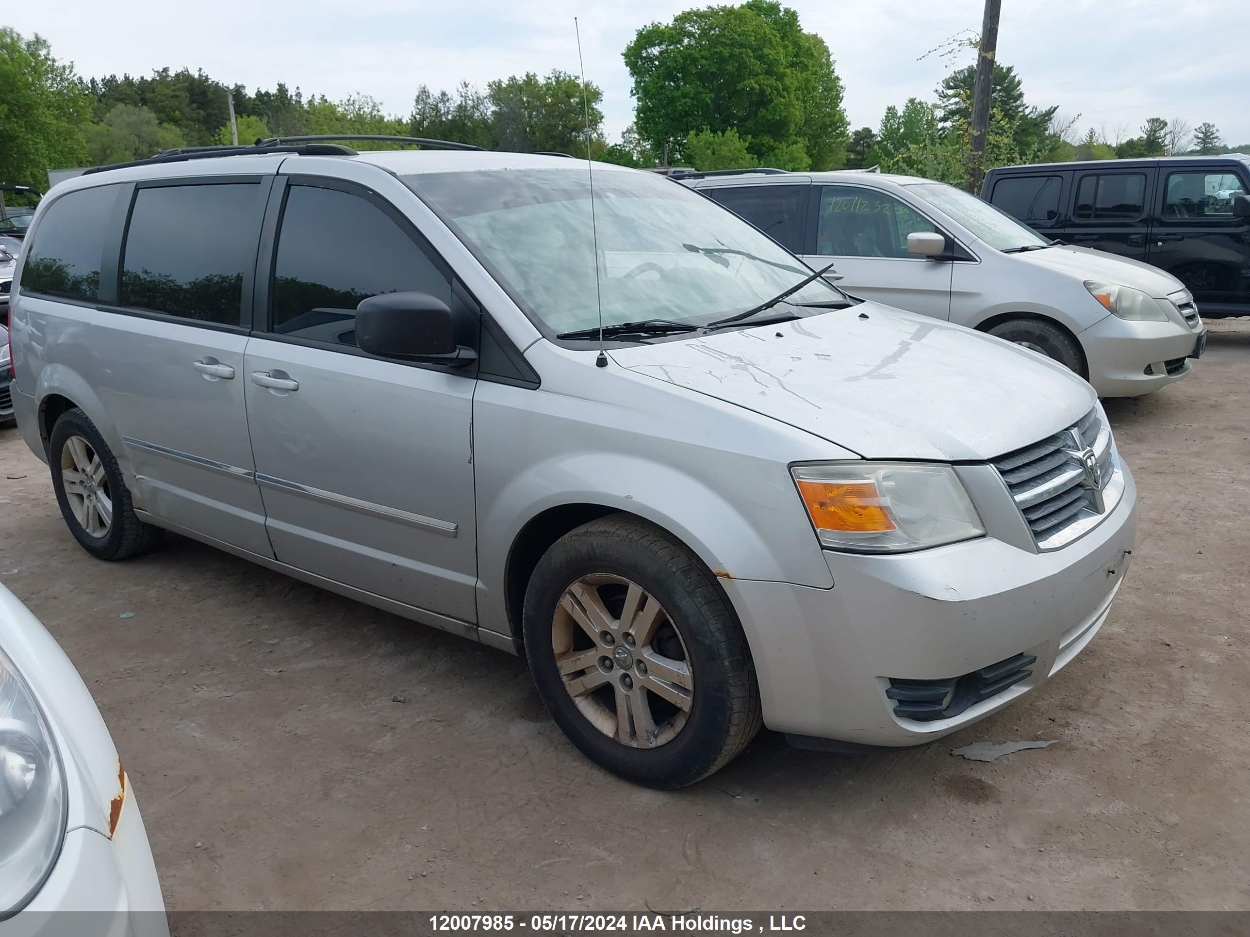 dodge caravan 2008 2d8hn44p58r806390