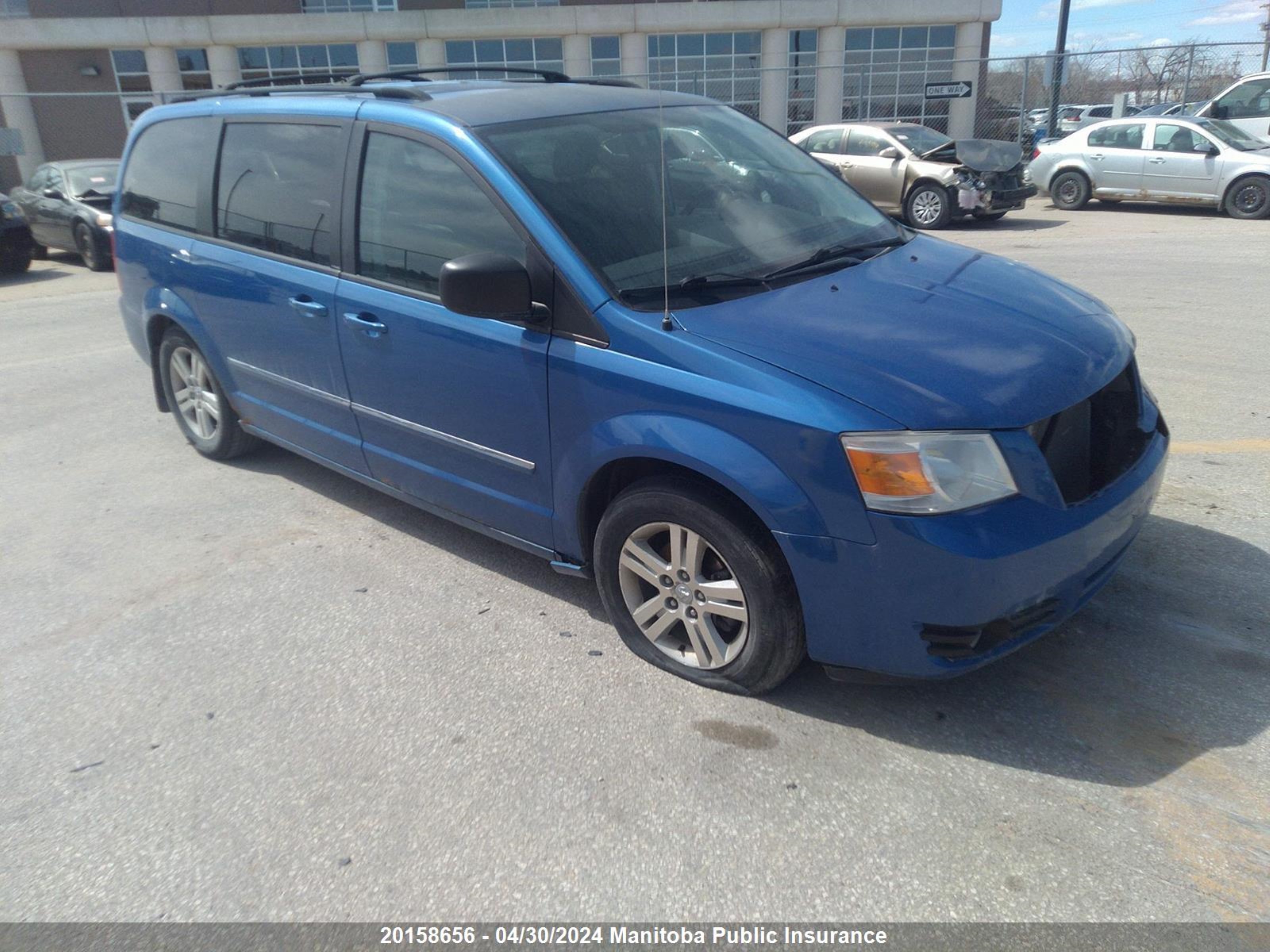 dodge caravan 2008 2d8hn44p88r795062