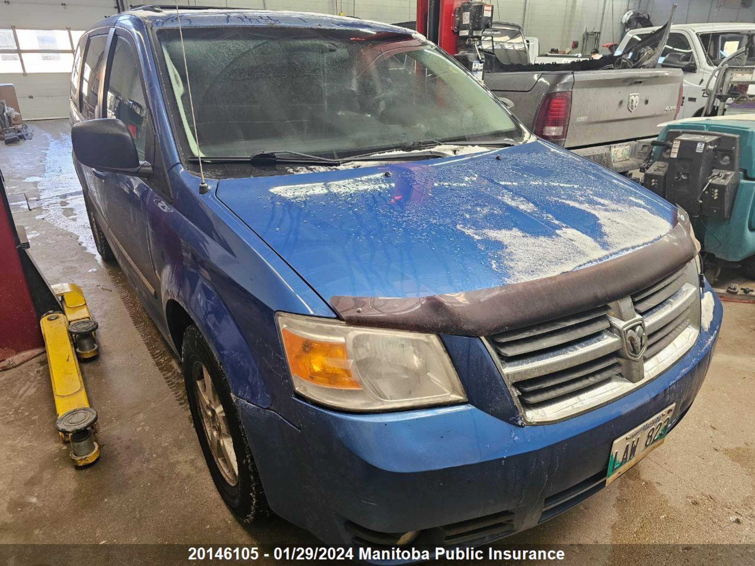 dodge caravan 2008 2d8hn44p98r658812