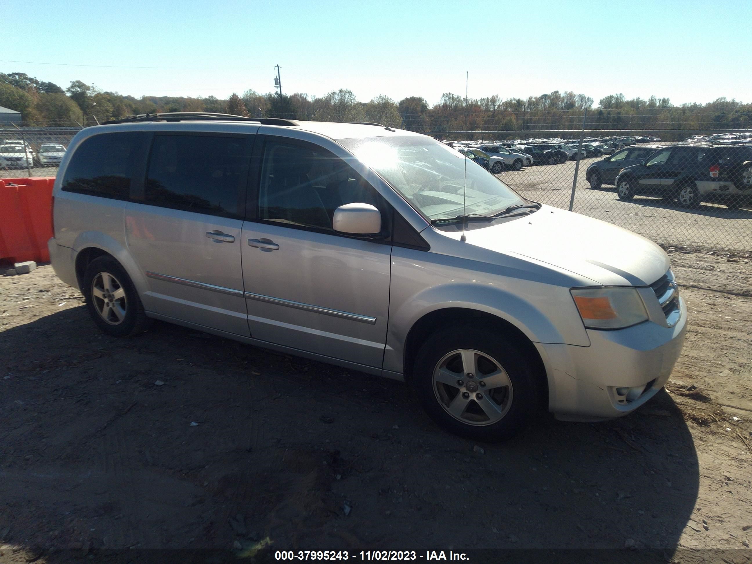 dodge caravan 2008 2d8hn54p18r707393