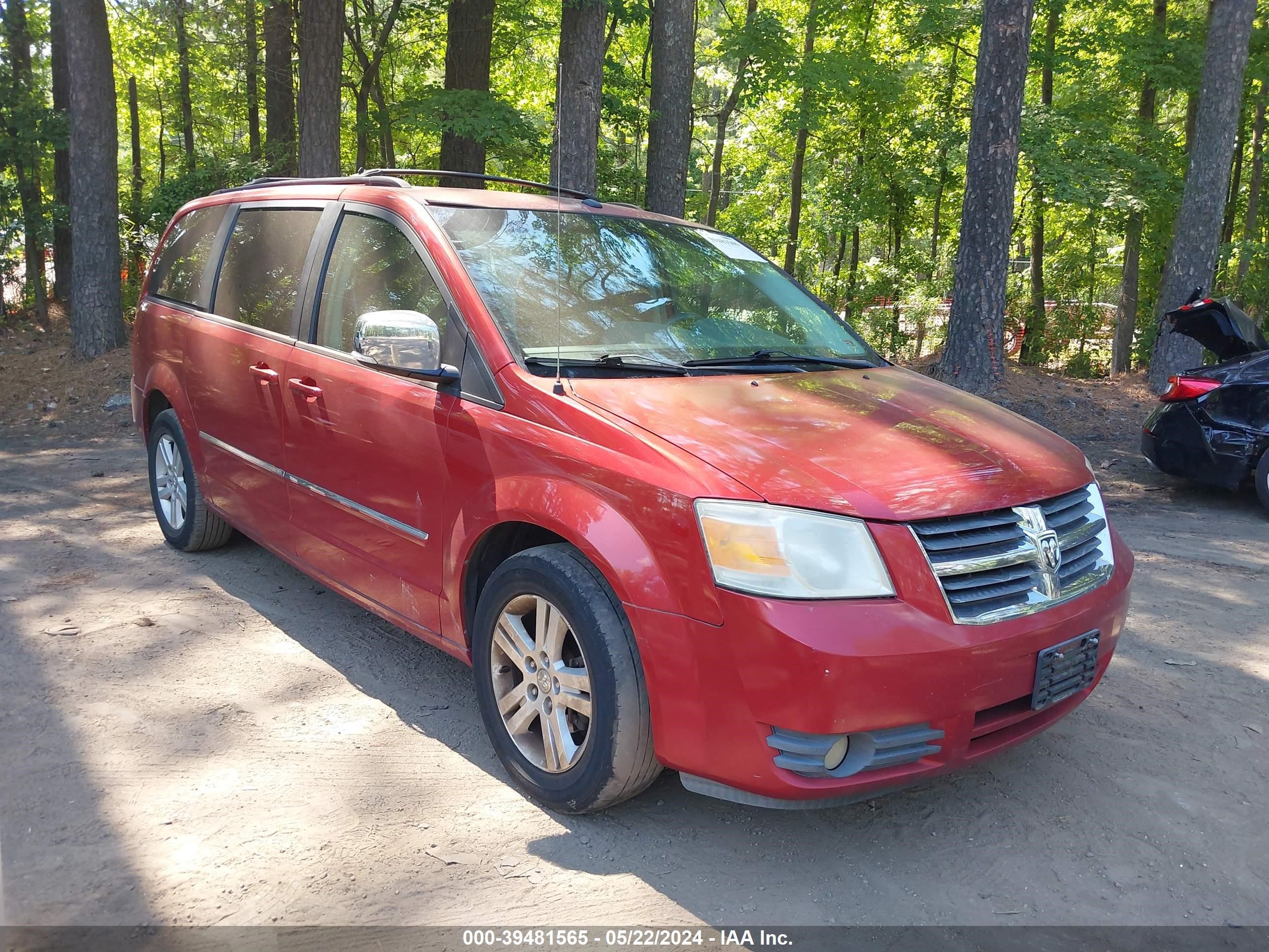 dodge caravan 2008 2d8hn54x18r129778