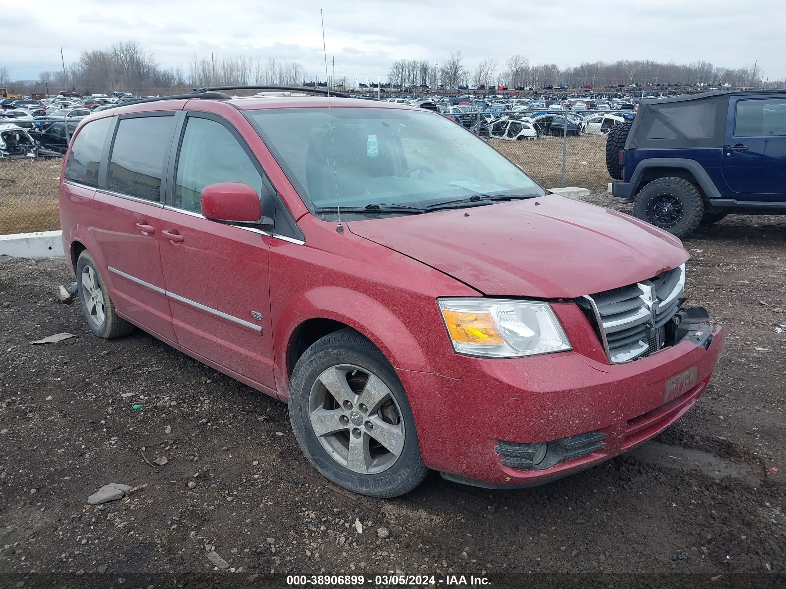 dodge caravan 2009 2d8hn54x19r683453