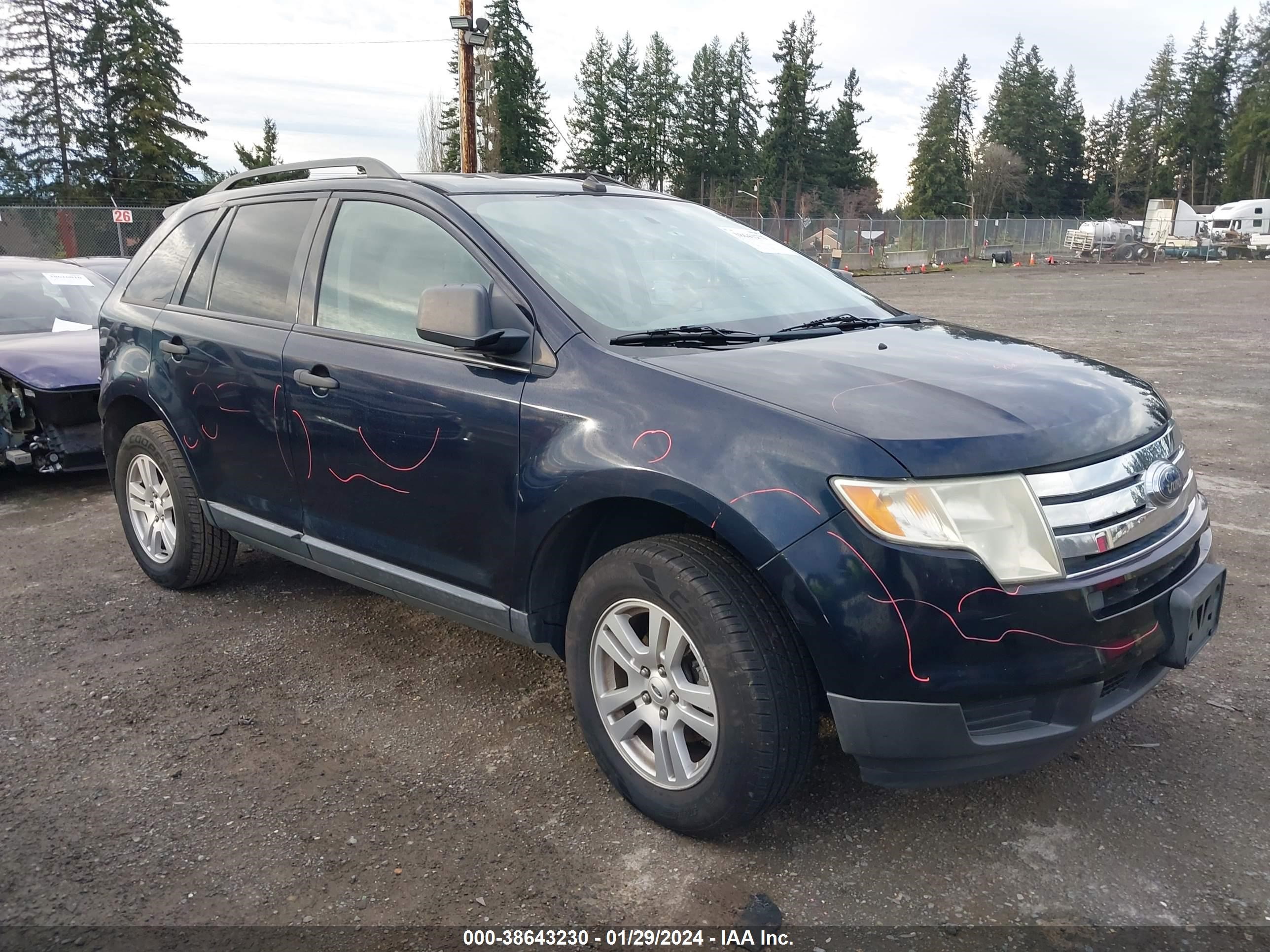 ford edge 2008 2fmdk36c78bb49543