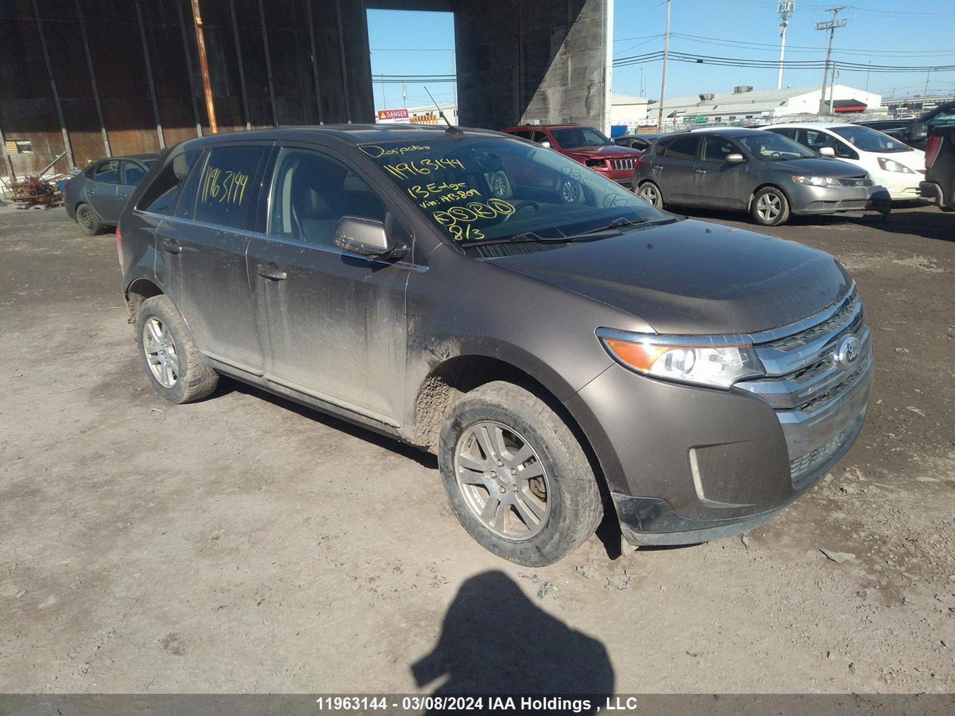 ford edge 2013 2fmdk3kc8dba13809