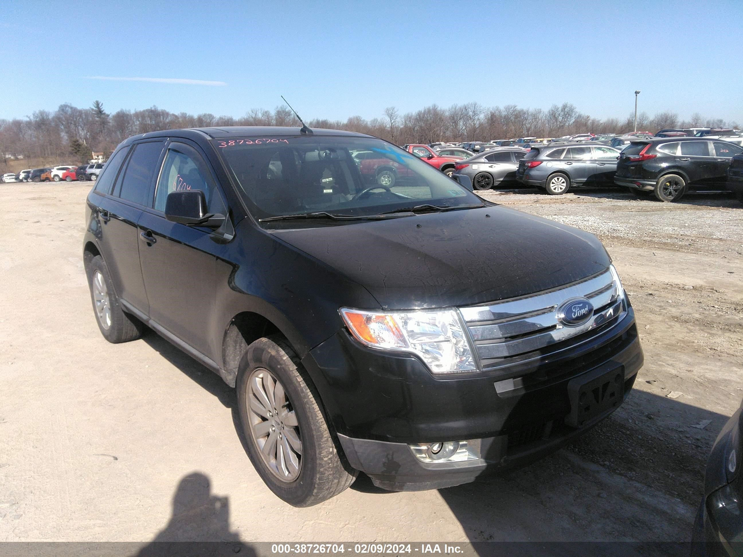 ford edge 2007 2fmdk49cx7bb22790