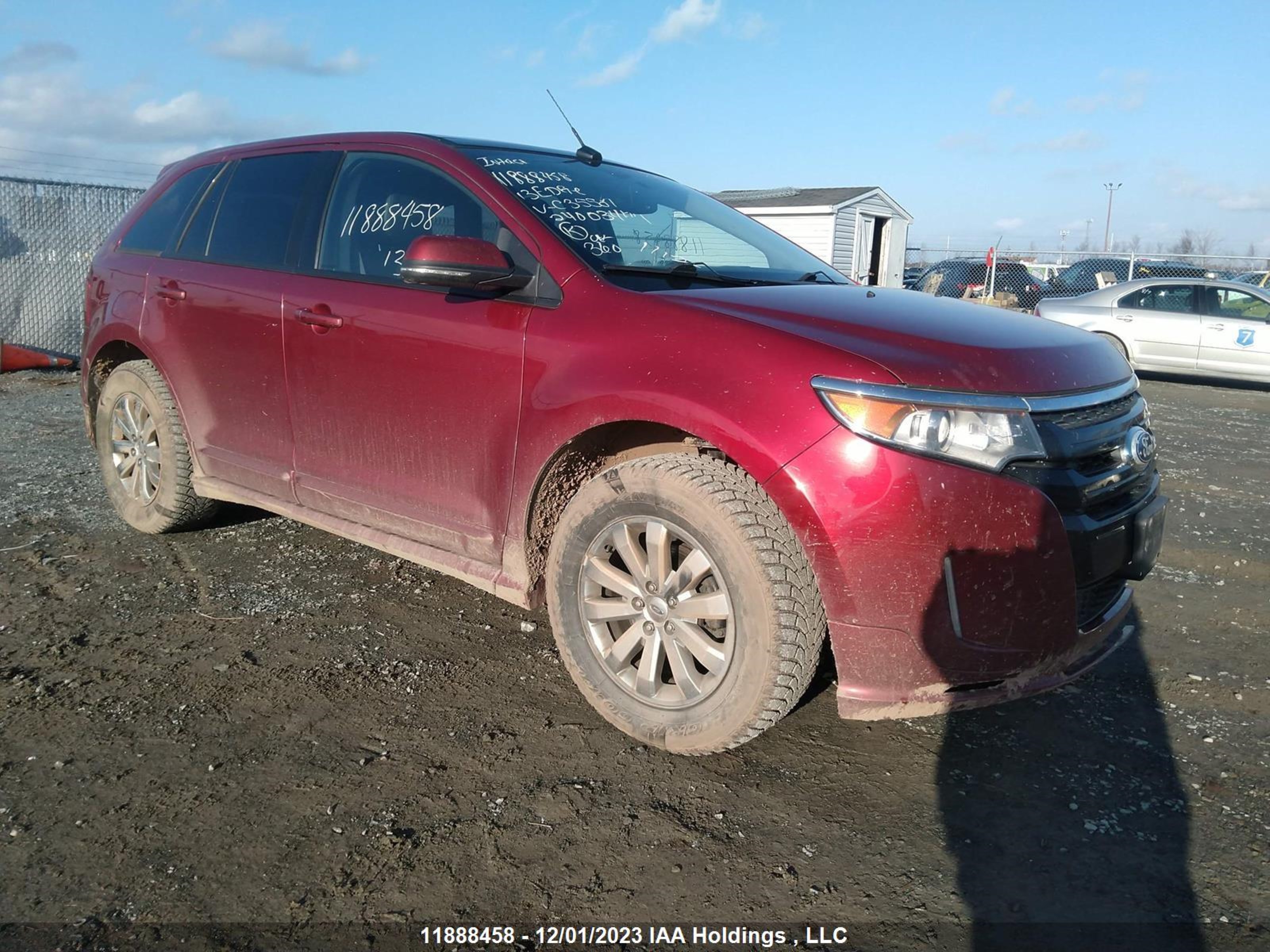 ford edge 2013 2fmdk4ak8dbc35507