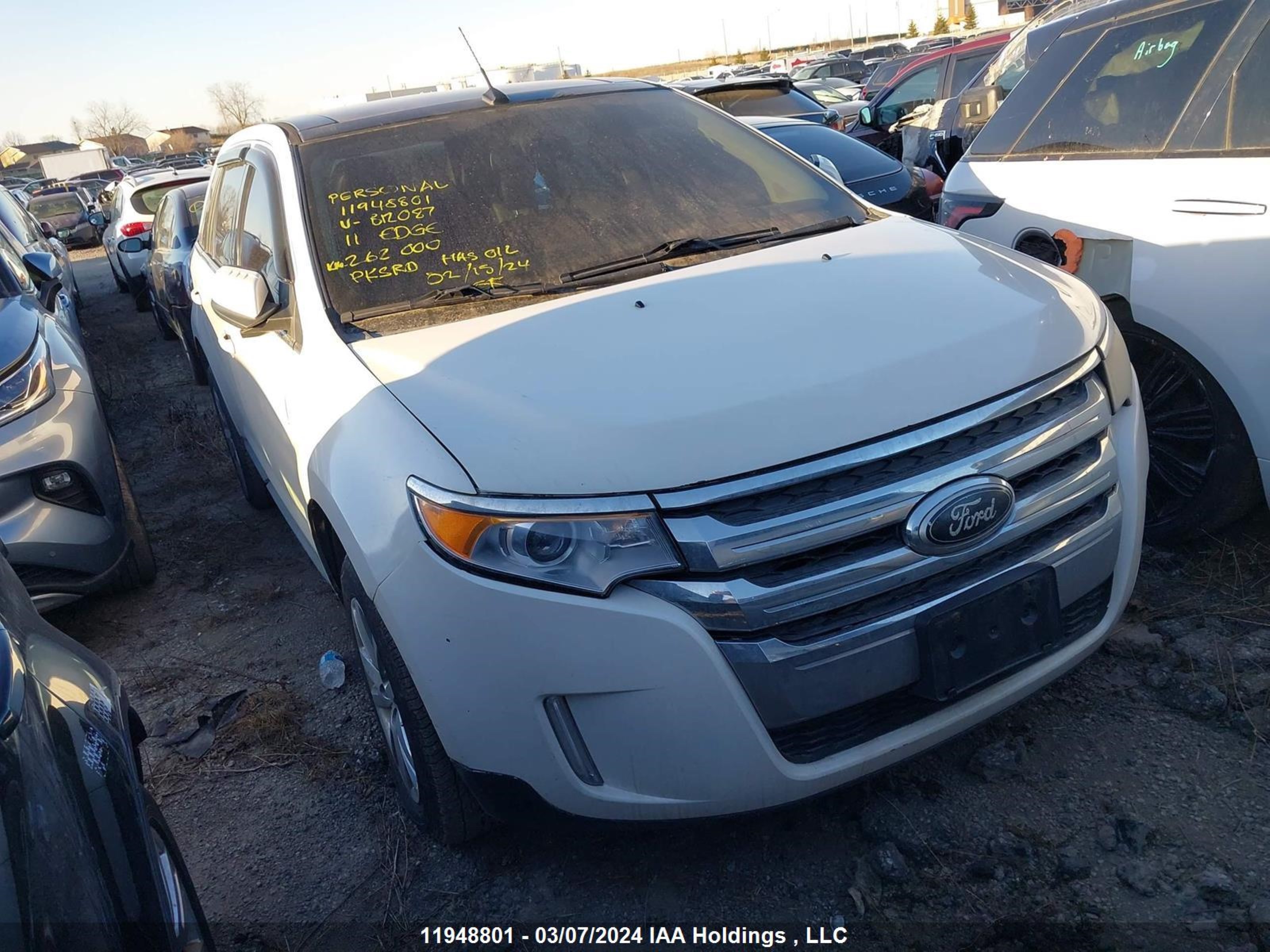 ford edge 2011 2fmdk4kc5bbb12087