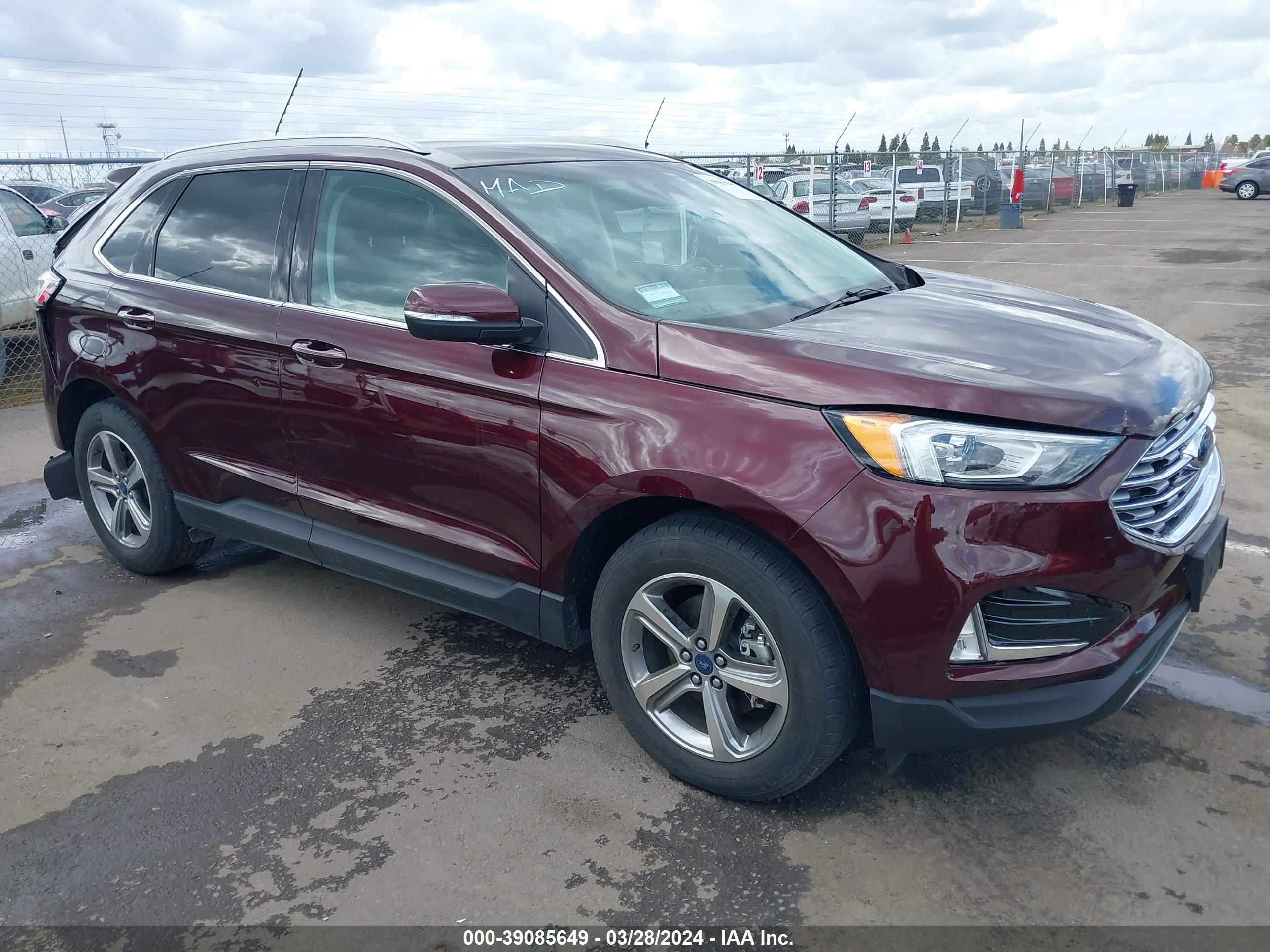 ford edge 2019 2fmpk3j95kbc63542