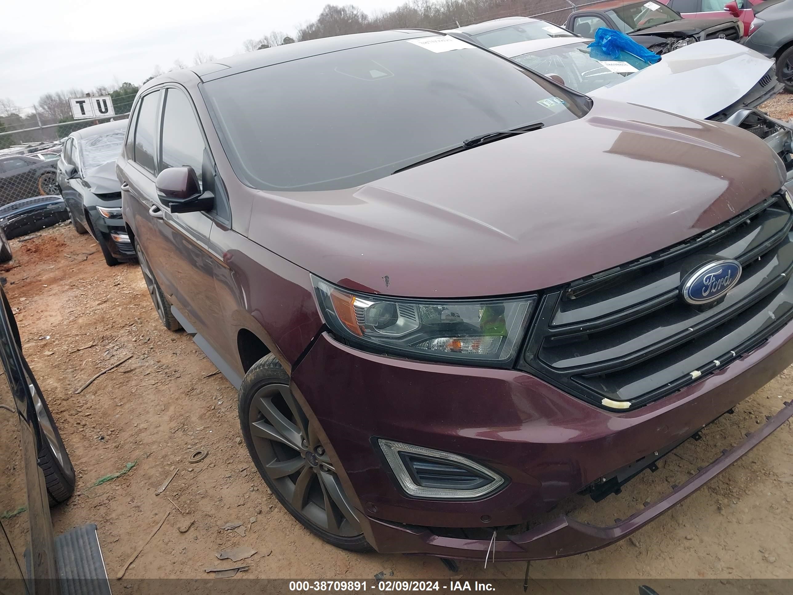 ford edge 2017 2fmpk4ap6hbb13954